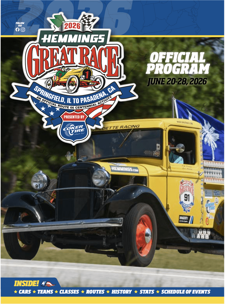 2026 Great Race Official Program cover
