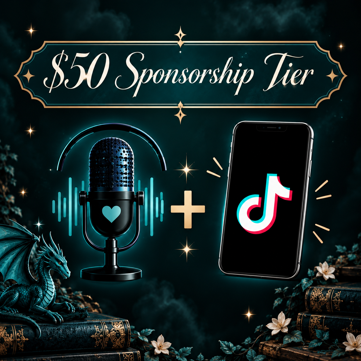 $50 — Podcast Shoutout + TikTok
