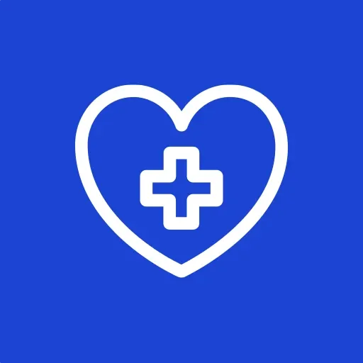 A heart and a medical cross inside the heart representing best walk in clinic primary care doctor in Redding, CA