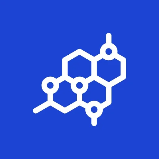 White abstract molecular structure represent rapid lab testing done in Redding, CA local medical walk in office
