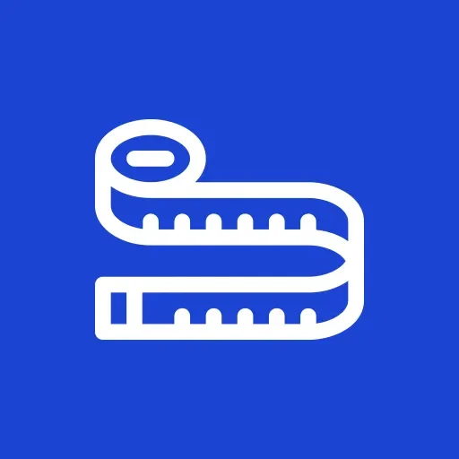 Icon of a measuring tape representing peptide and weight loss management care in Redding, CA