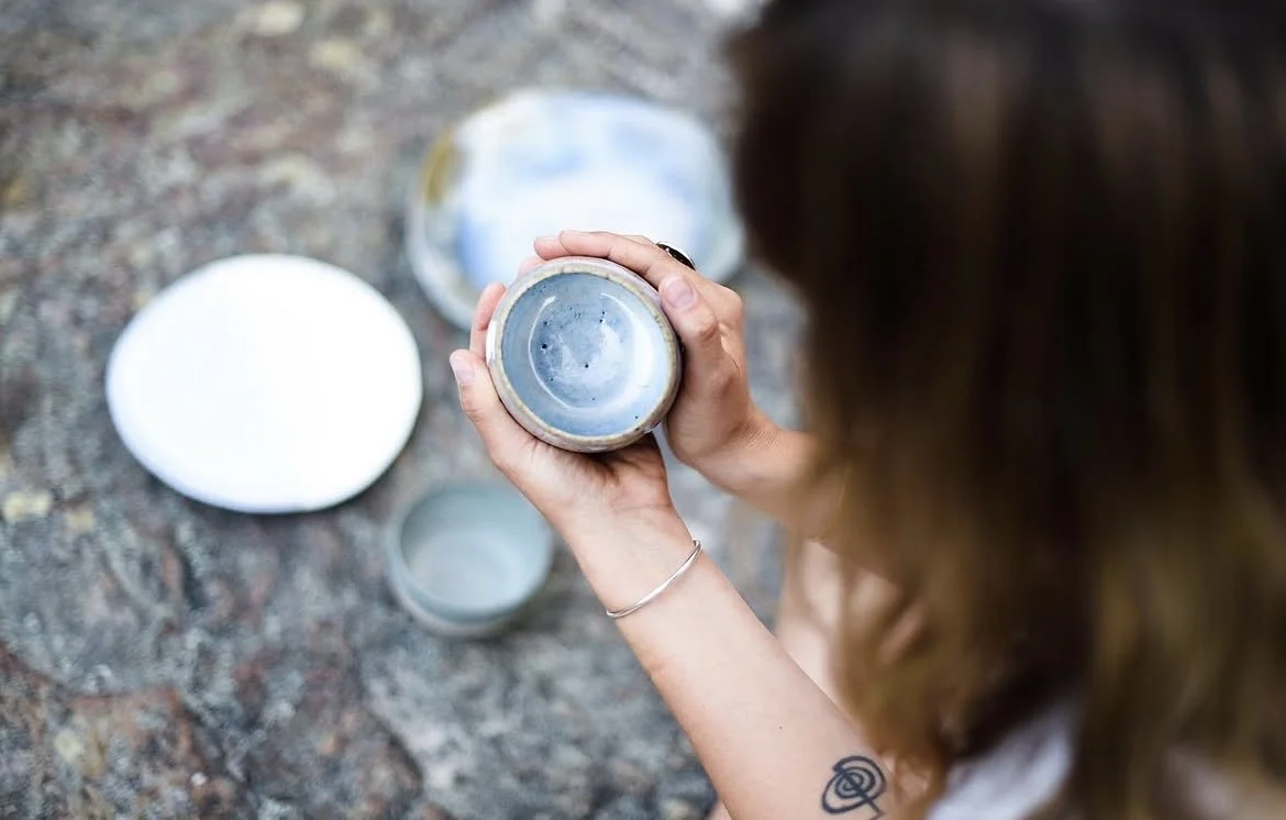 Wheel thrown mug
