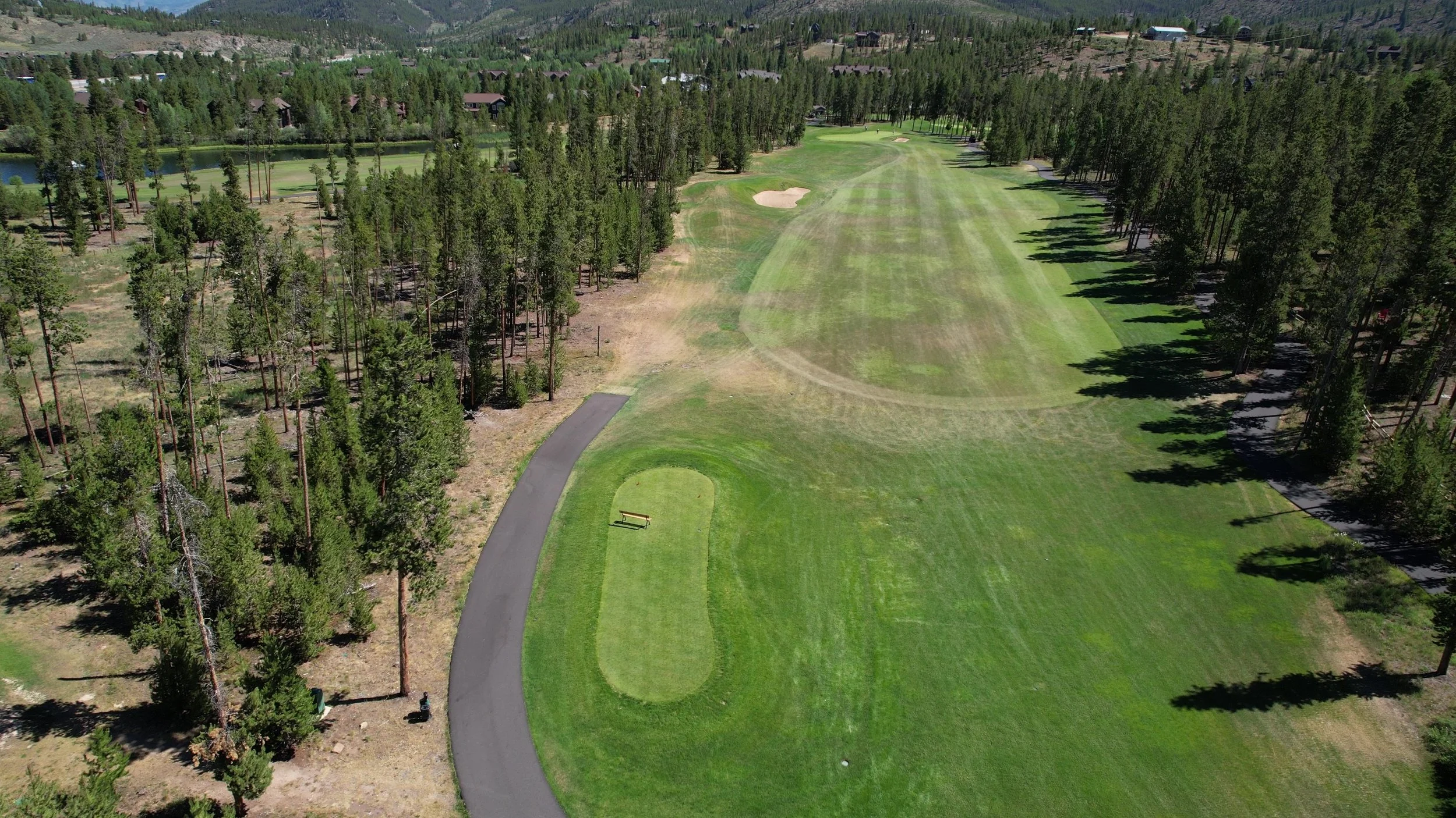 Golf course flyover video marketing with 18 Fours Media