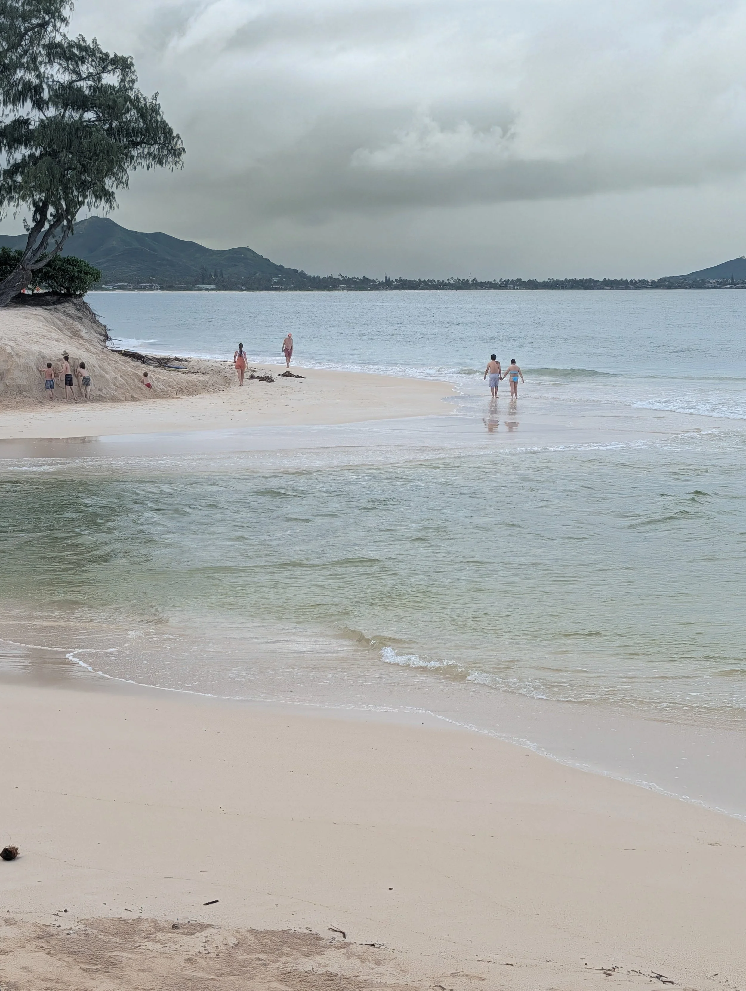 Beach in the Rain