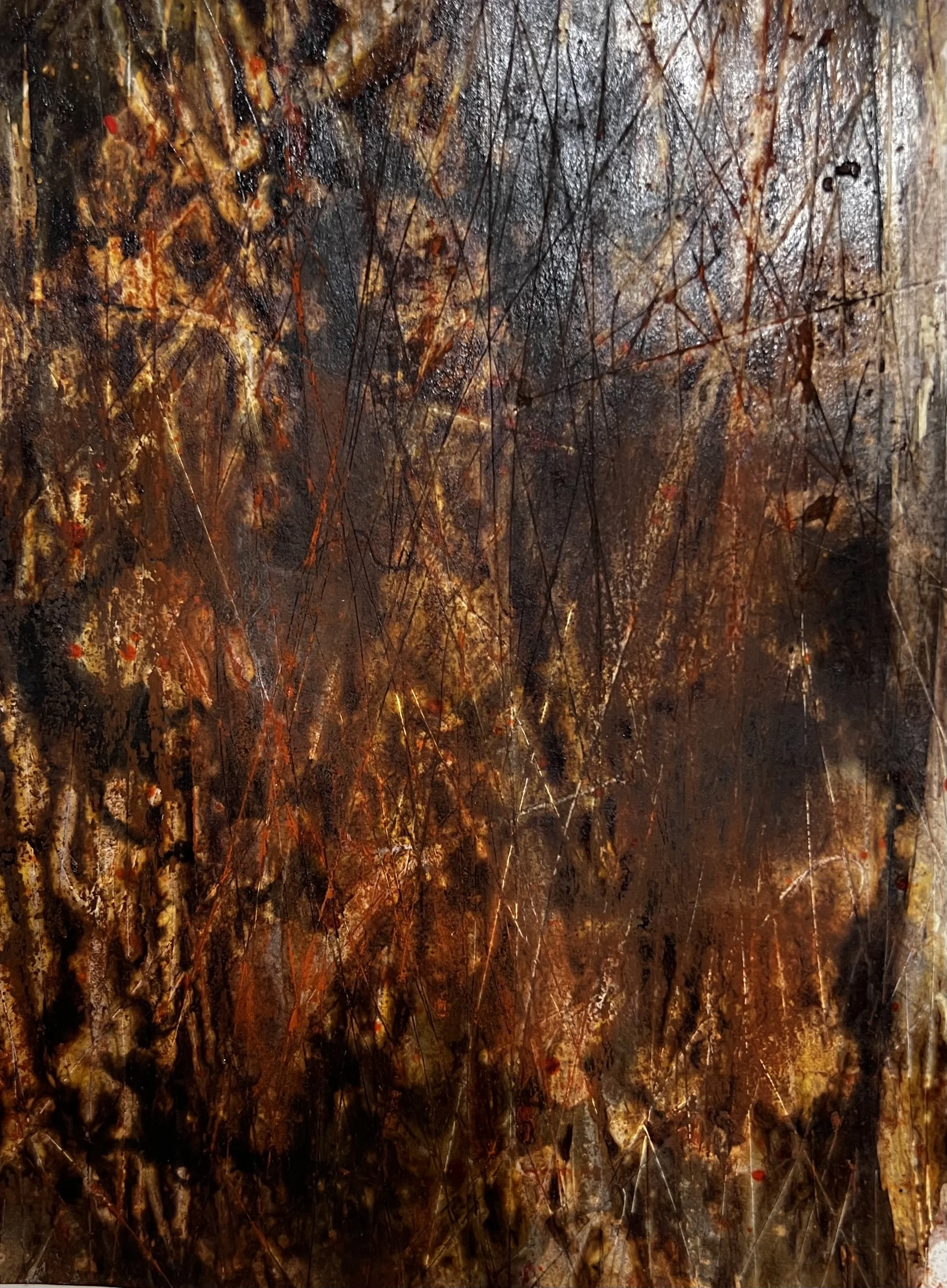 A5 Texture study - Mixed media