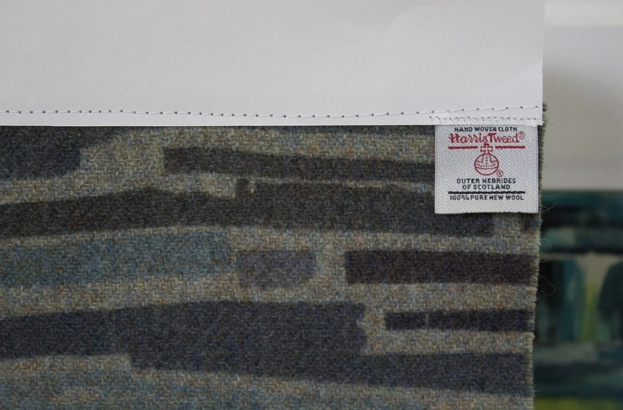 Digitally printed Harris Tweed - Reactive dye