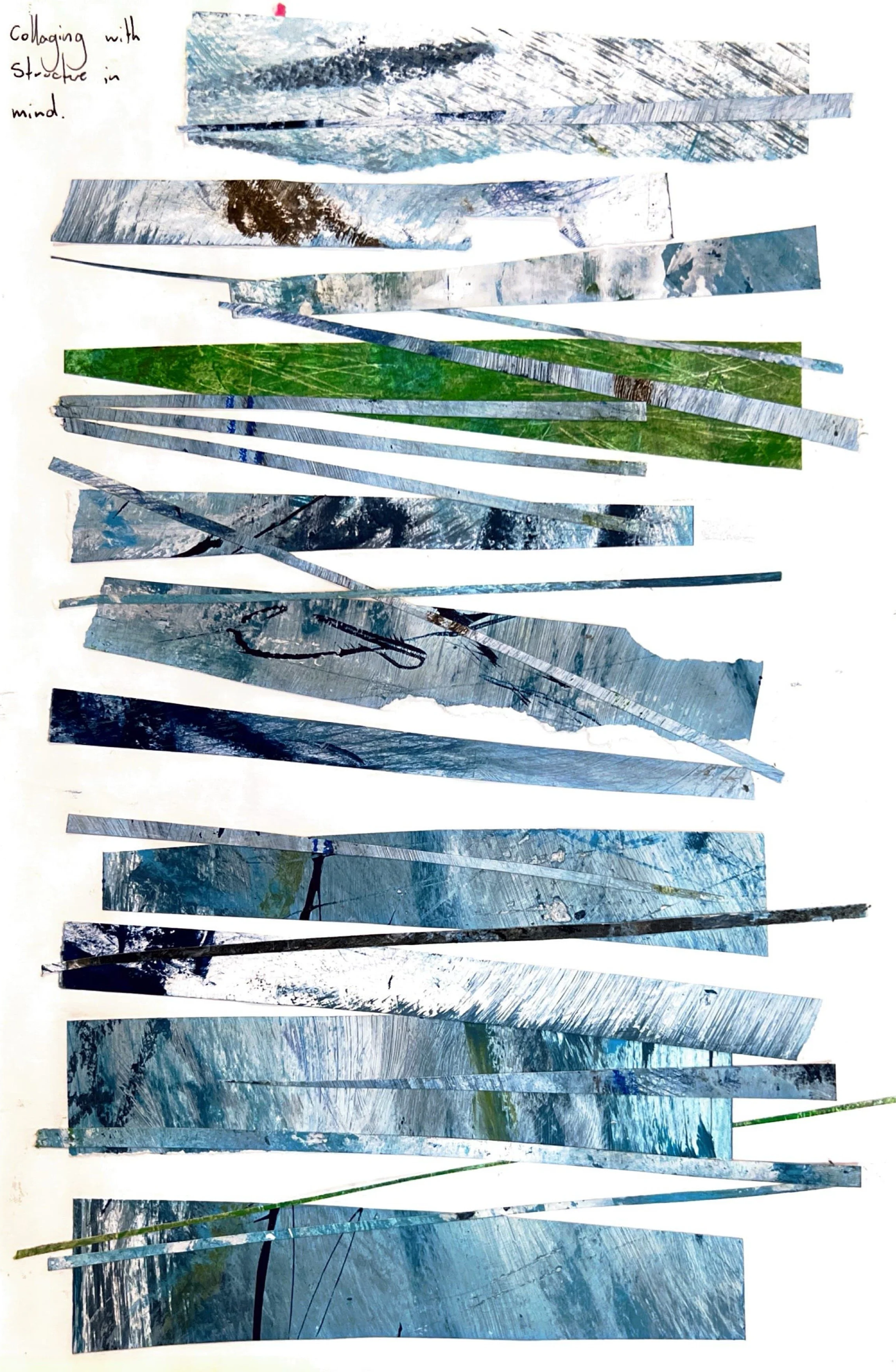 A4 Collage - Mixed media