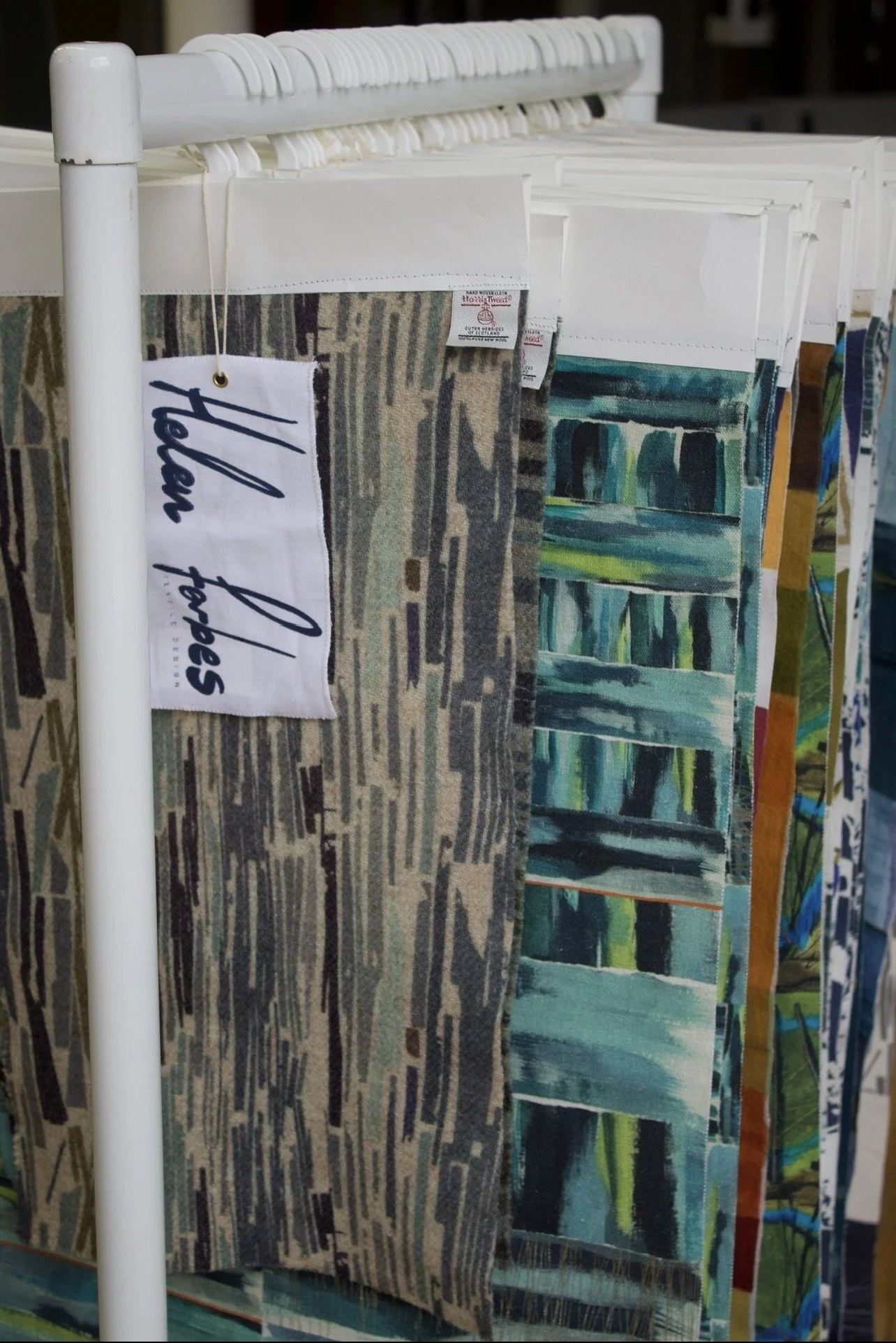 Digitally printed Harris Tweed - Reactive dye