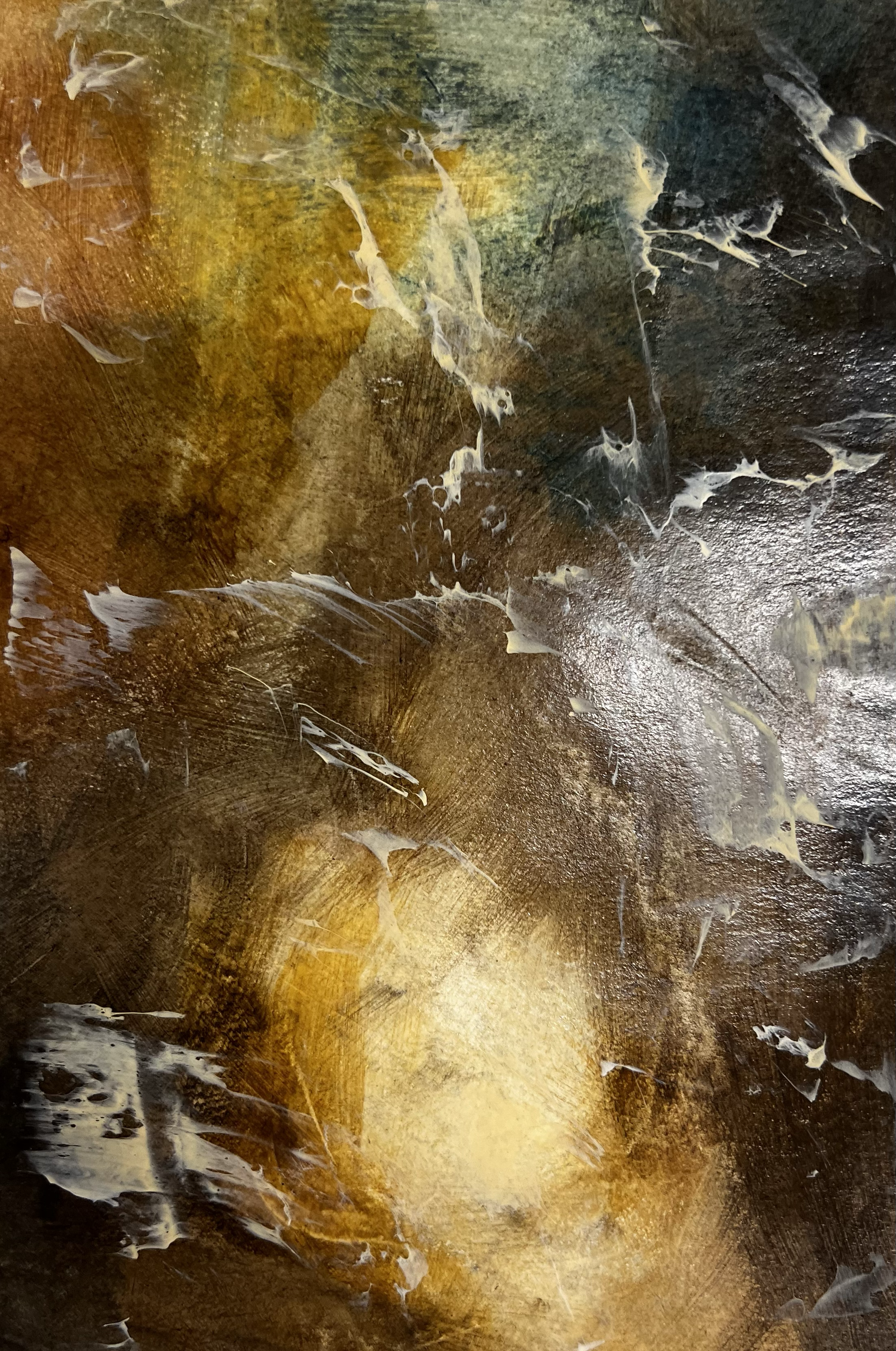 A5 Texture study - Mixed media