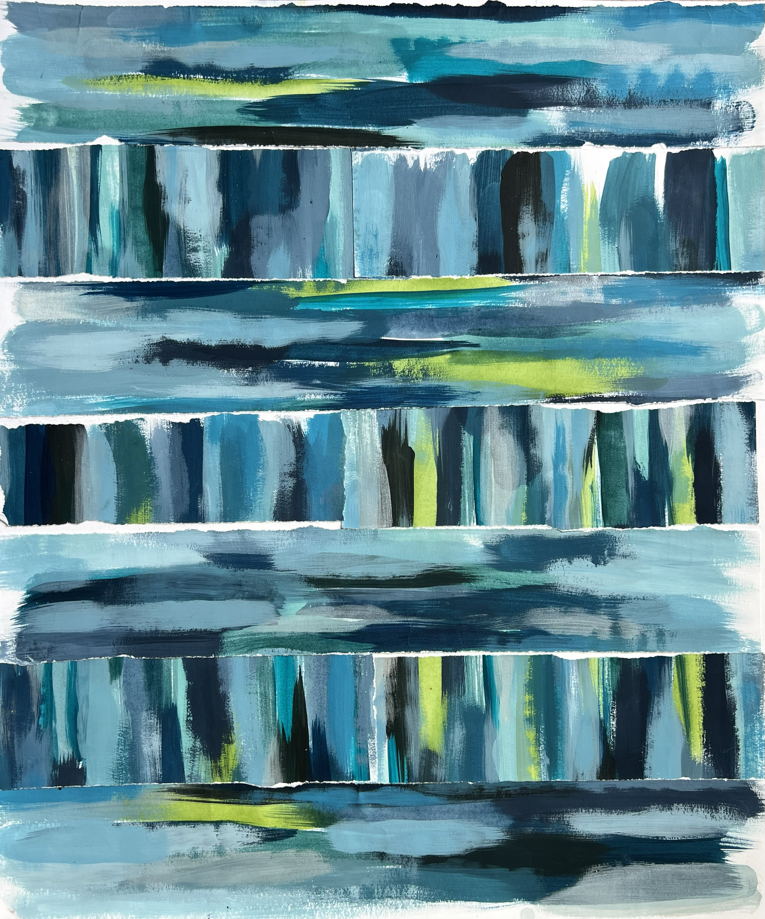 A2 Design development drawing - Mixed media