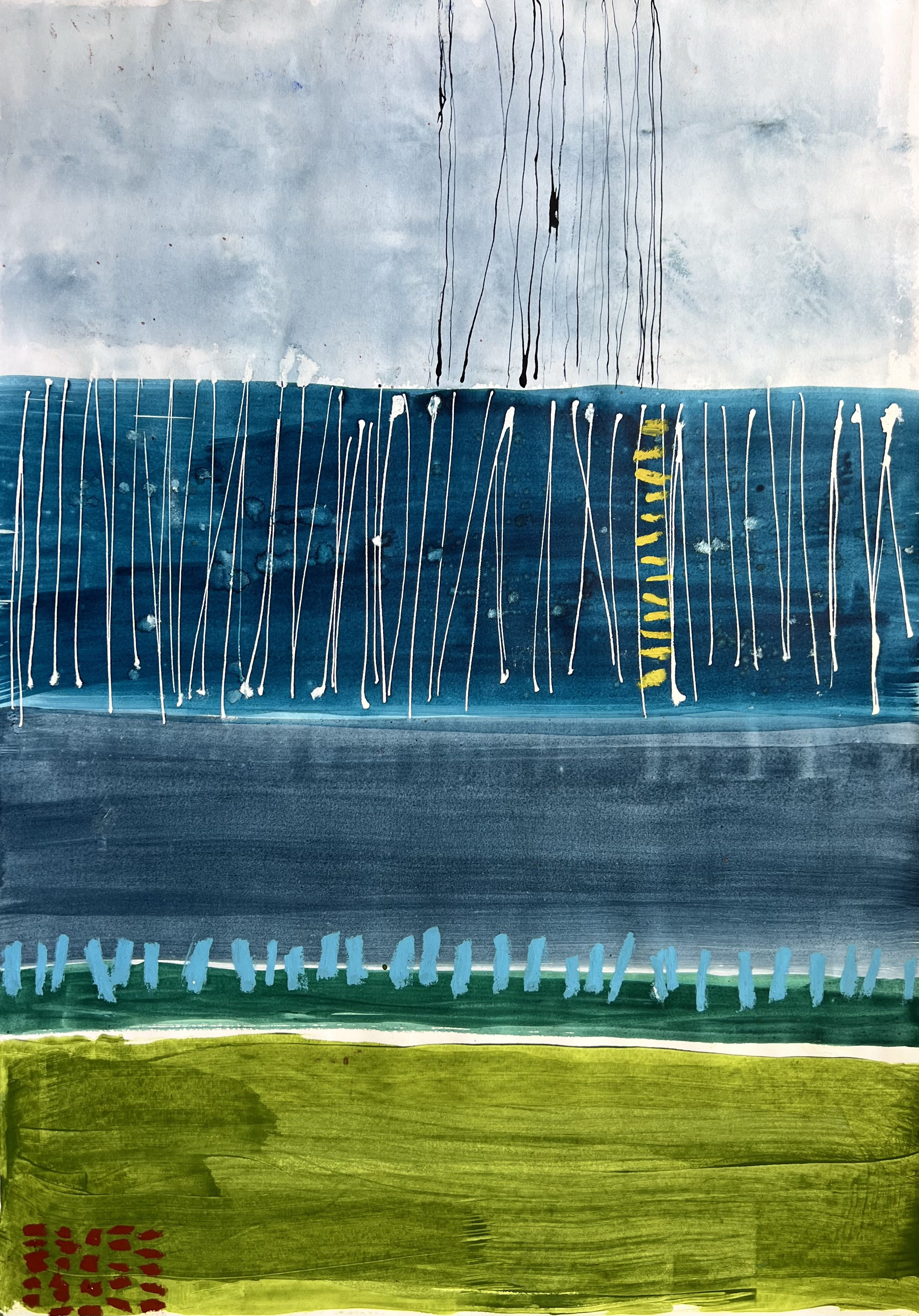 A2 Design development drawing - Mixed media
