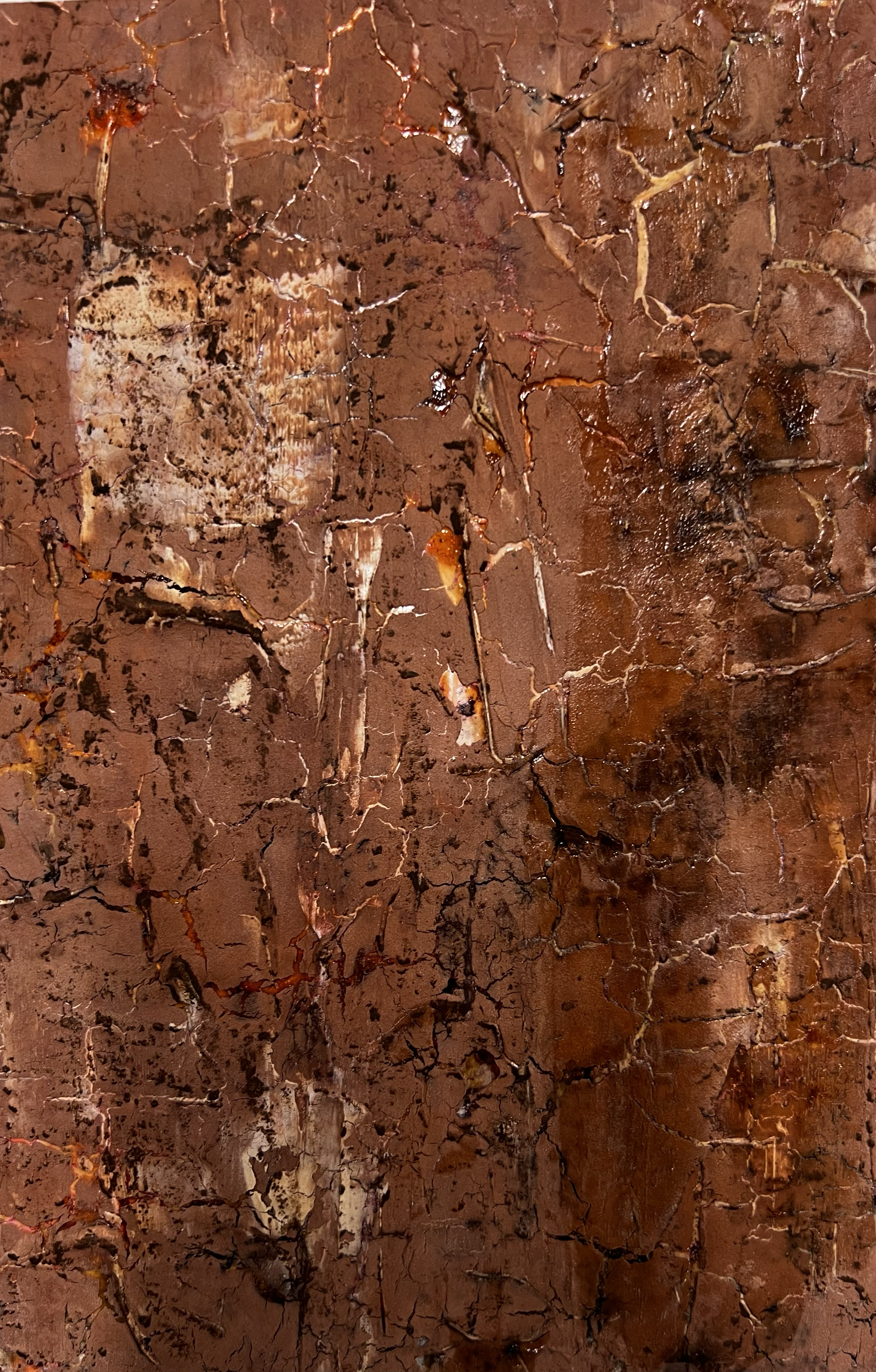 A5 Texture study - Mixed media