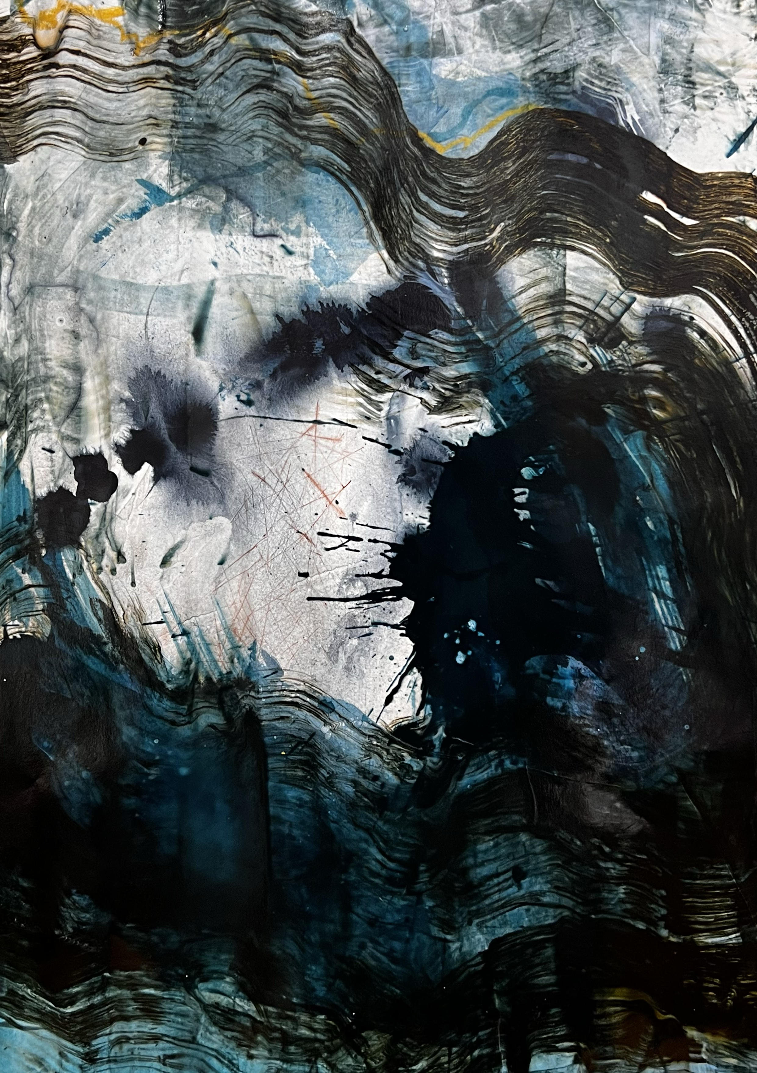 A2 Design development drawing - Mixed media