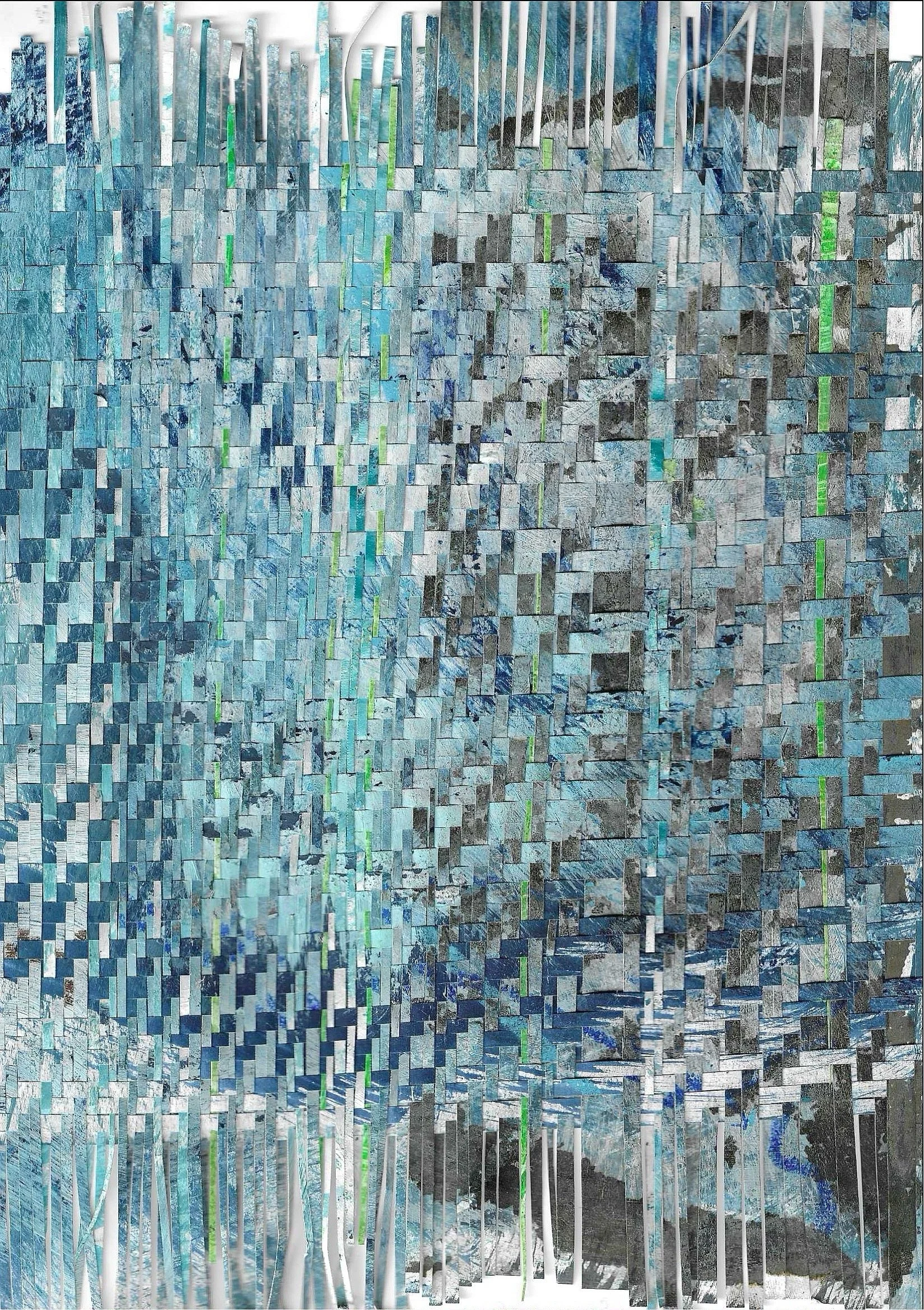 2 x A4 Mixed media drawings - Woven together 