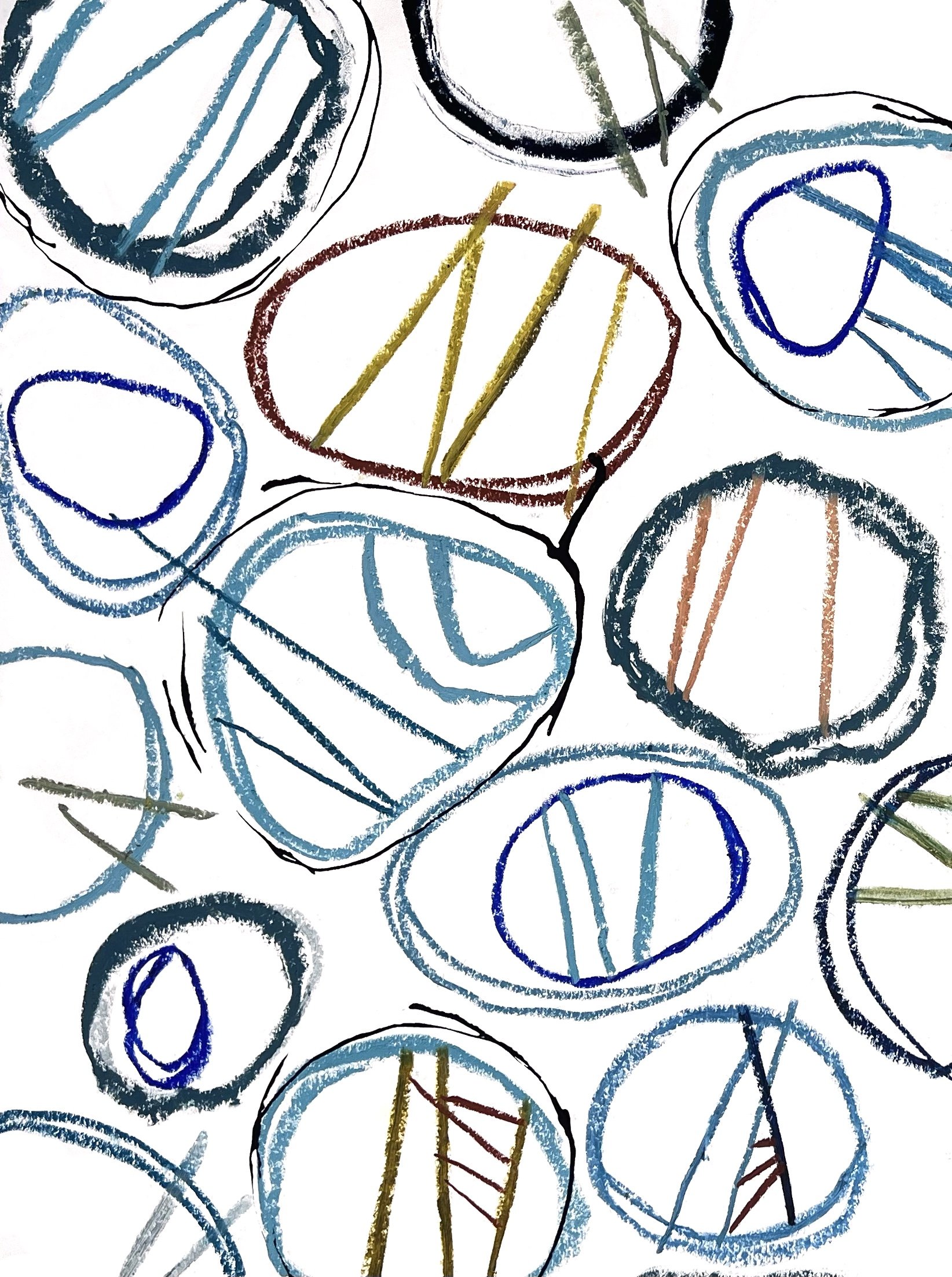 A2 Design development drawing - Mixed media