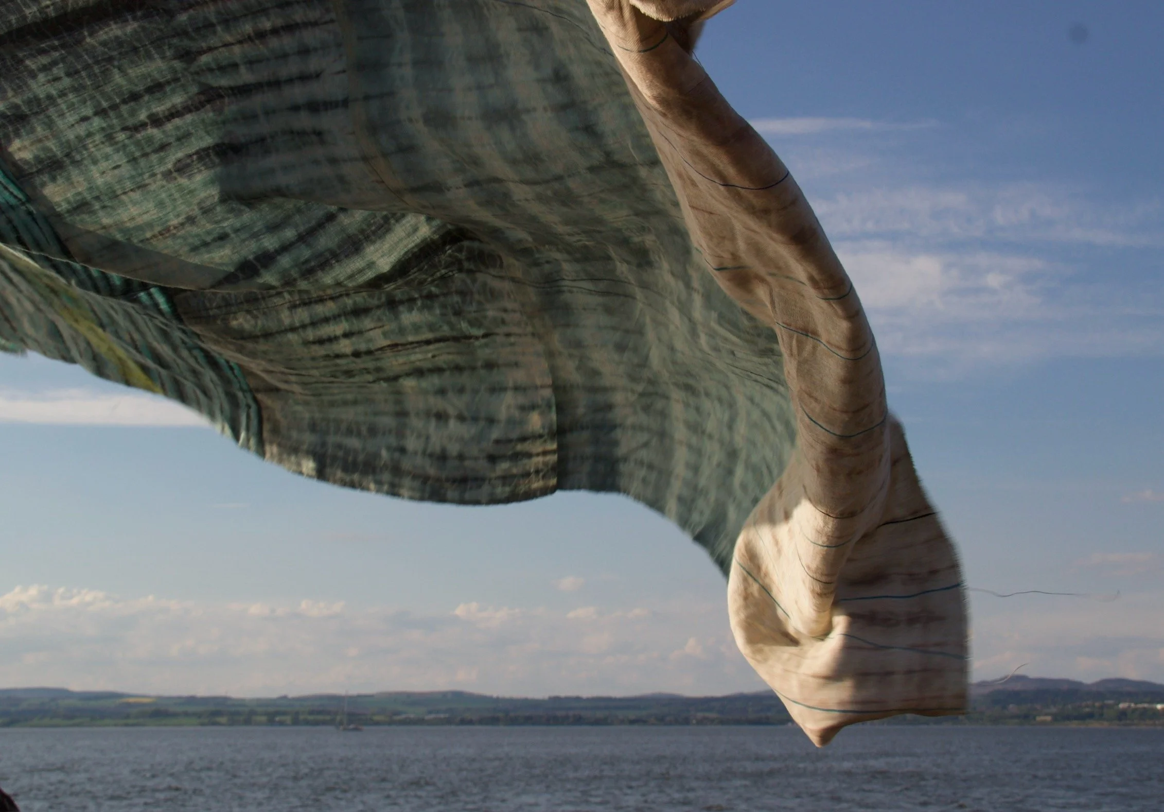 Shibori Throw