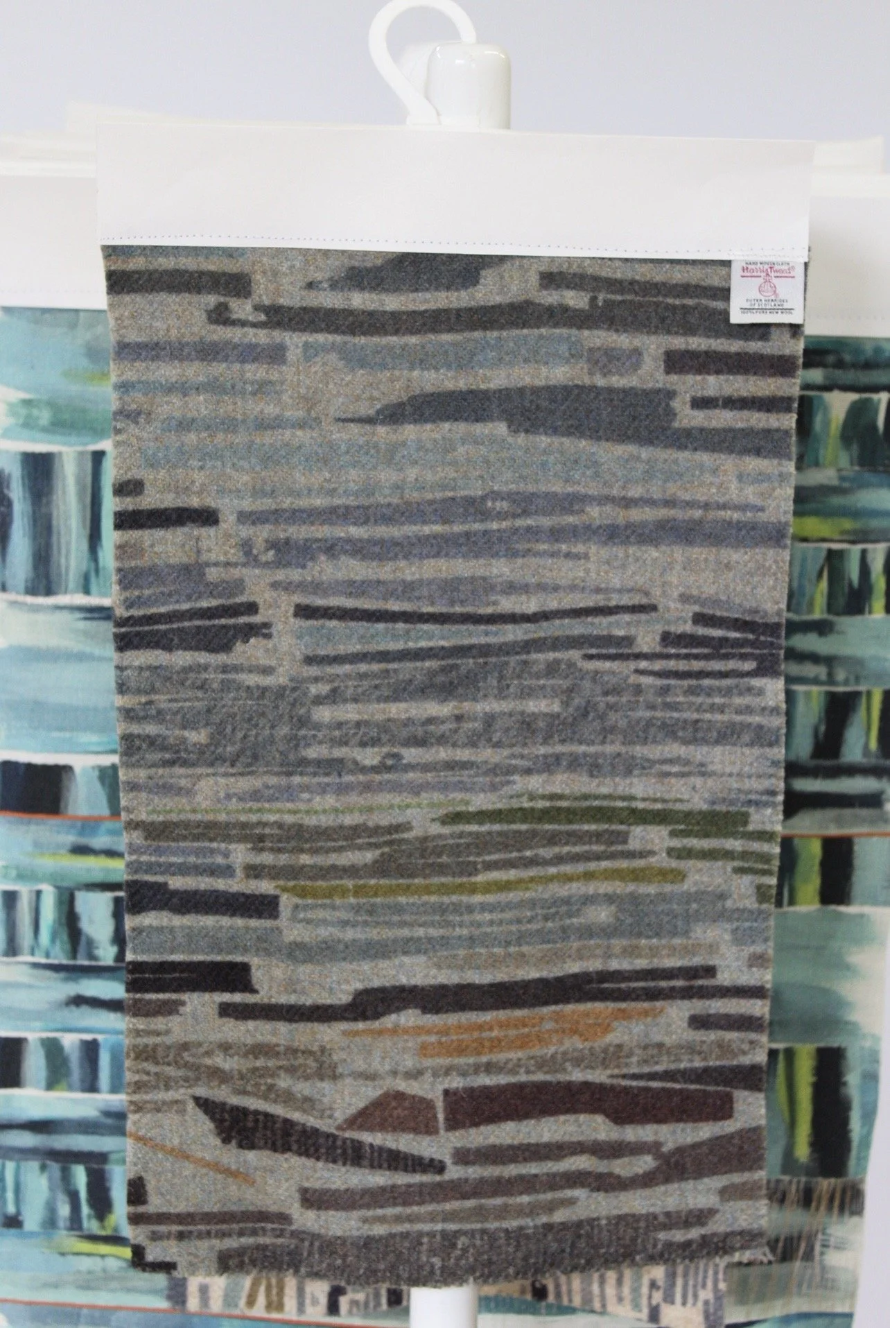 Digitally printed Harris Tweed - Reactive dye