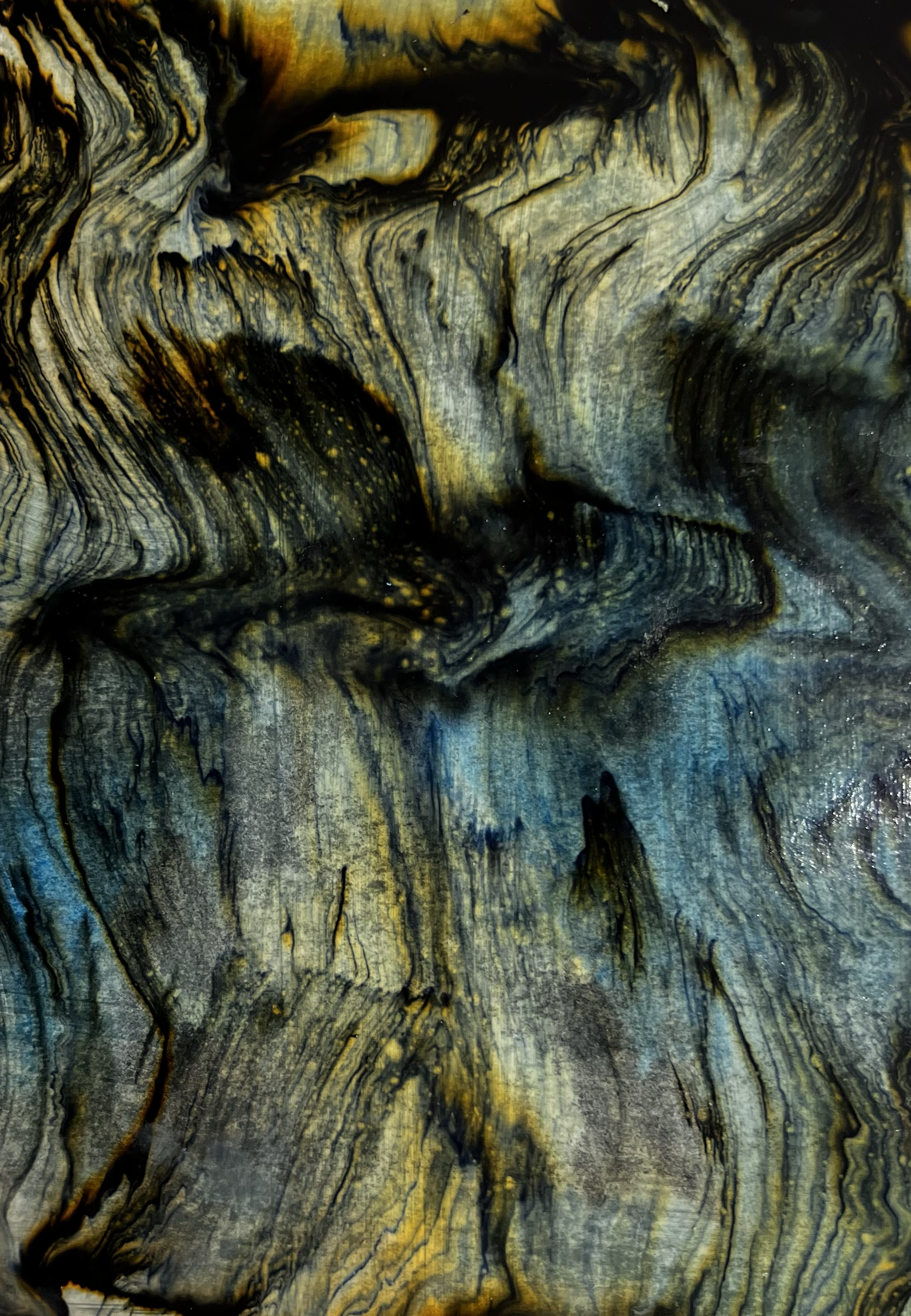 A5 Texture study - Mixed media