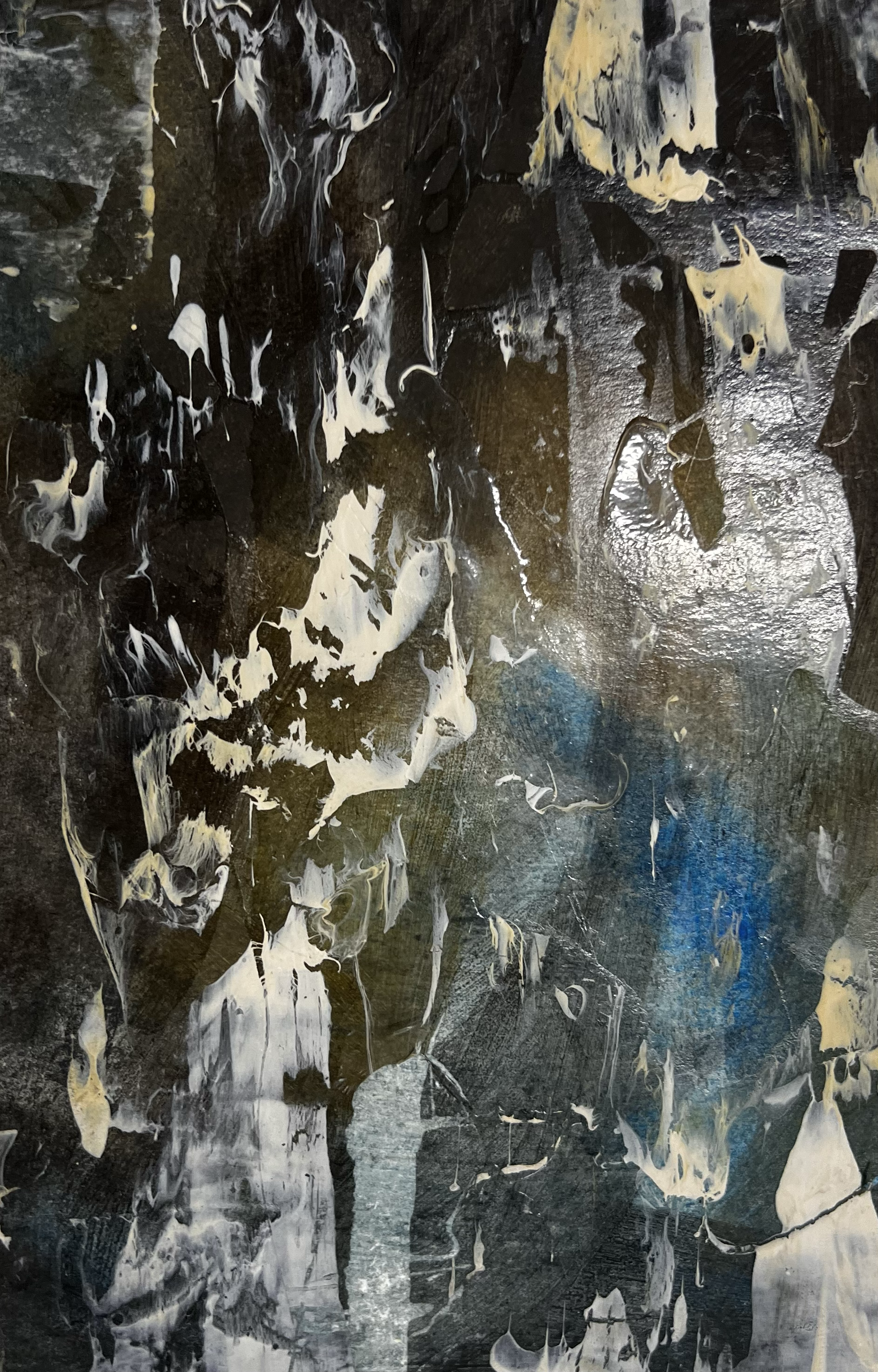 A5 Texture study - Mixed media