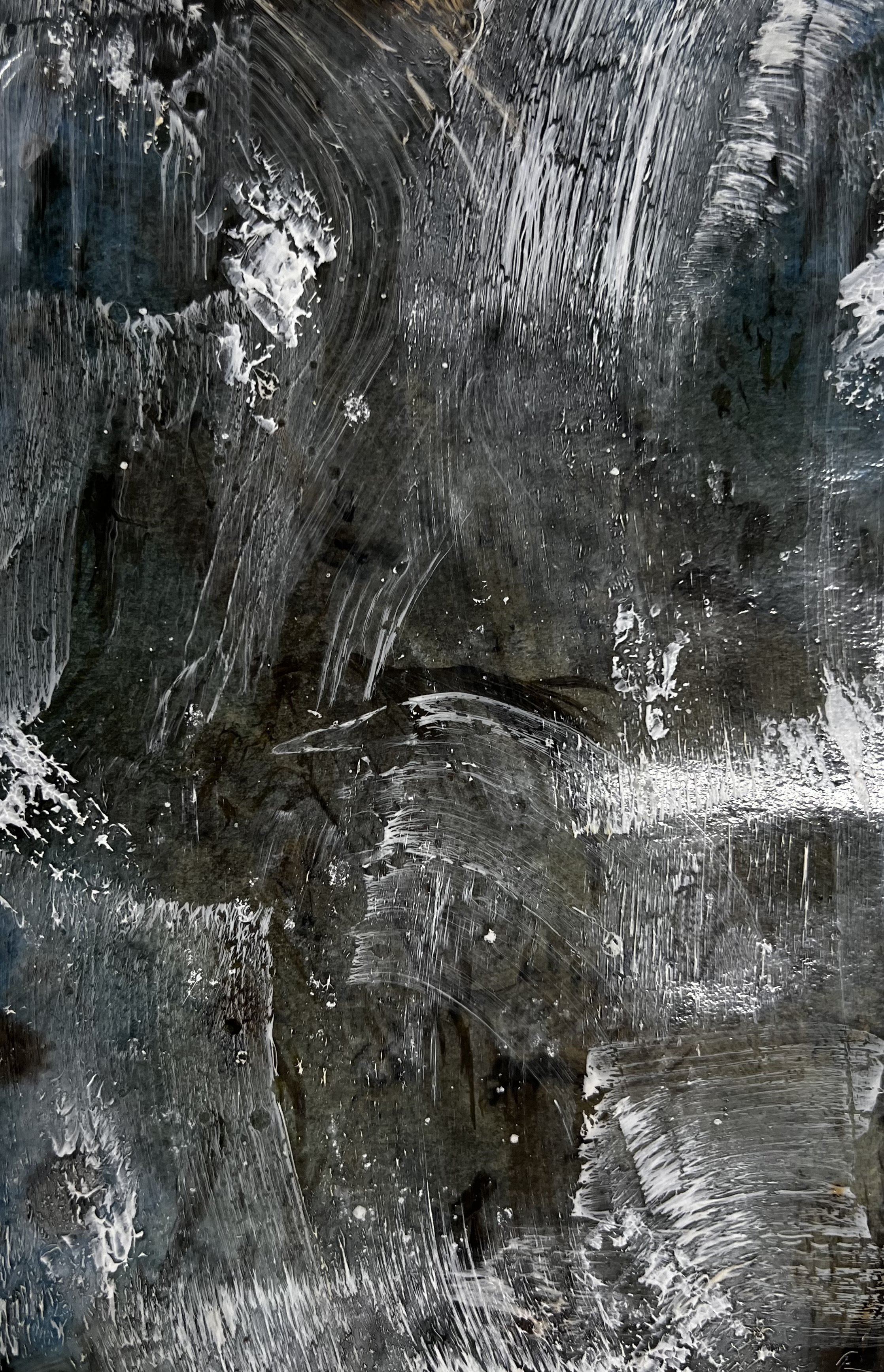 A5 Texture study - Mixed media
