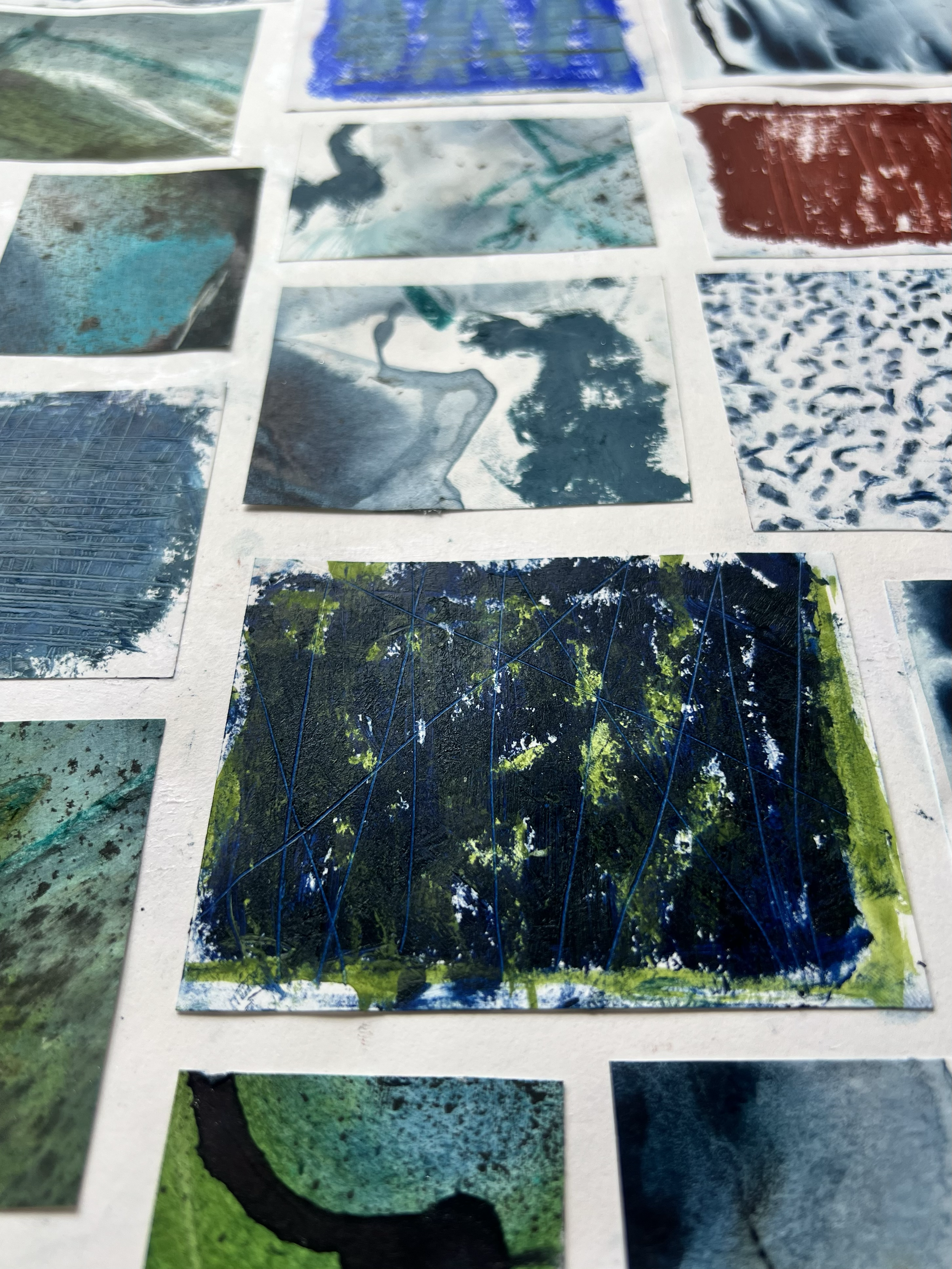 A2 drawing - Mixed media collage (Close up)