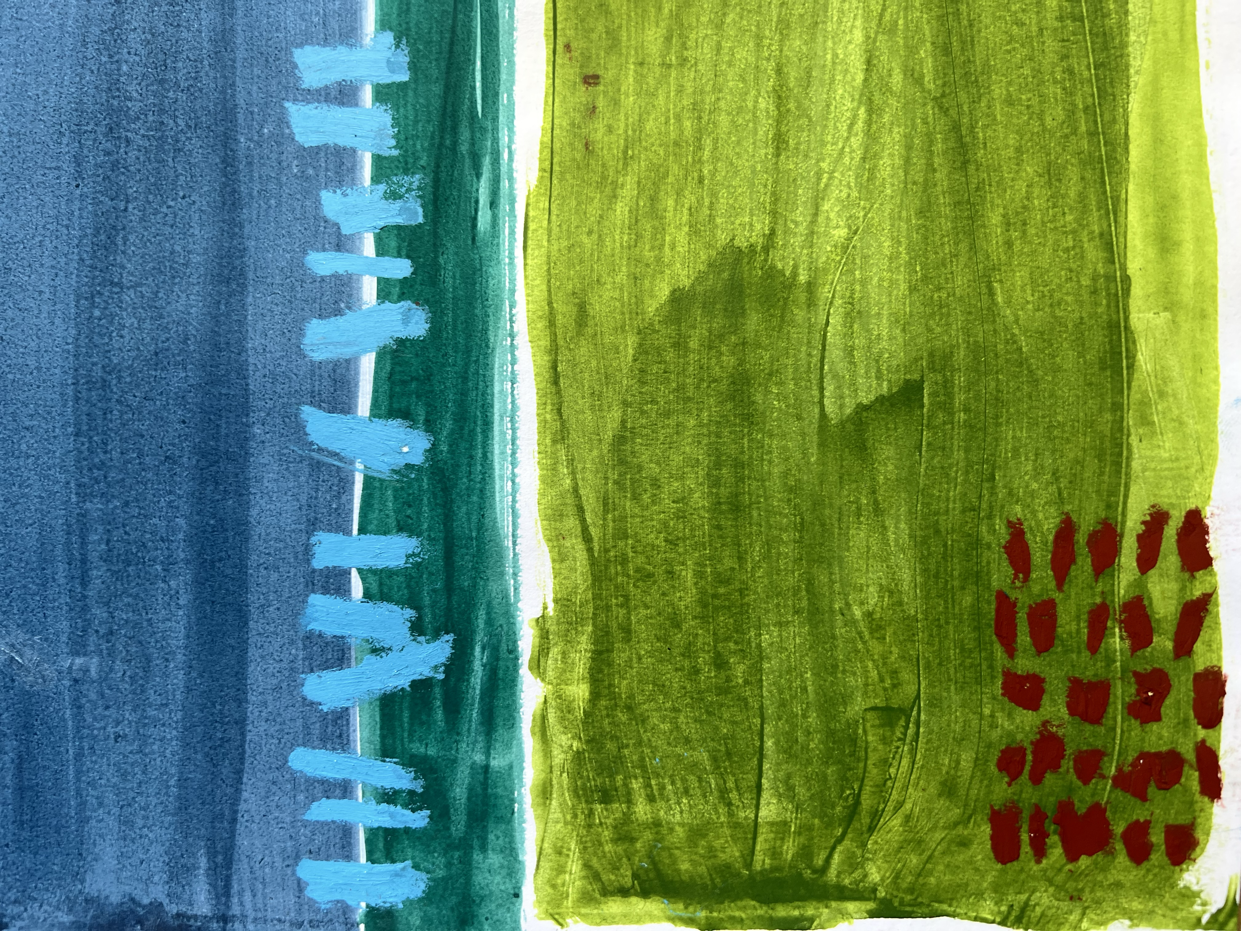 A2 Design development drawing - Mixed media (Close up)