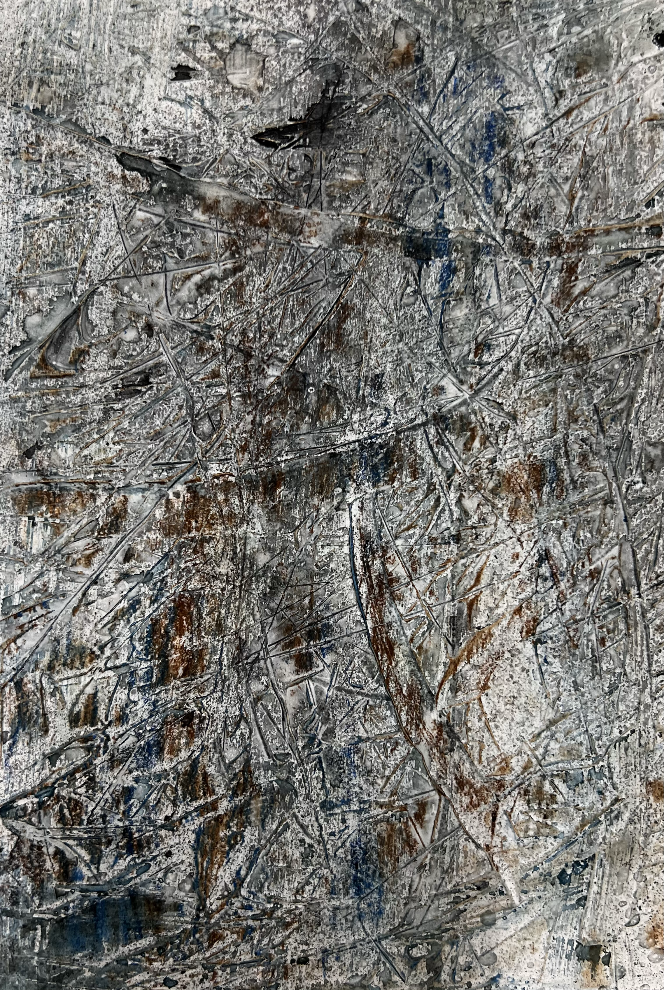 A5 Texture study - Mixed media