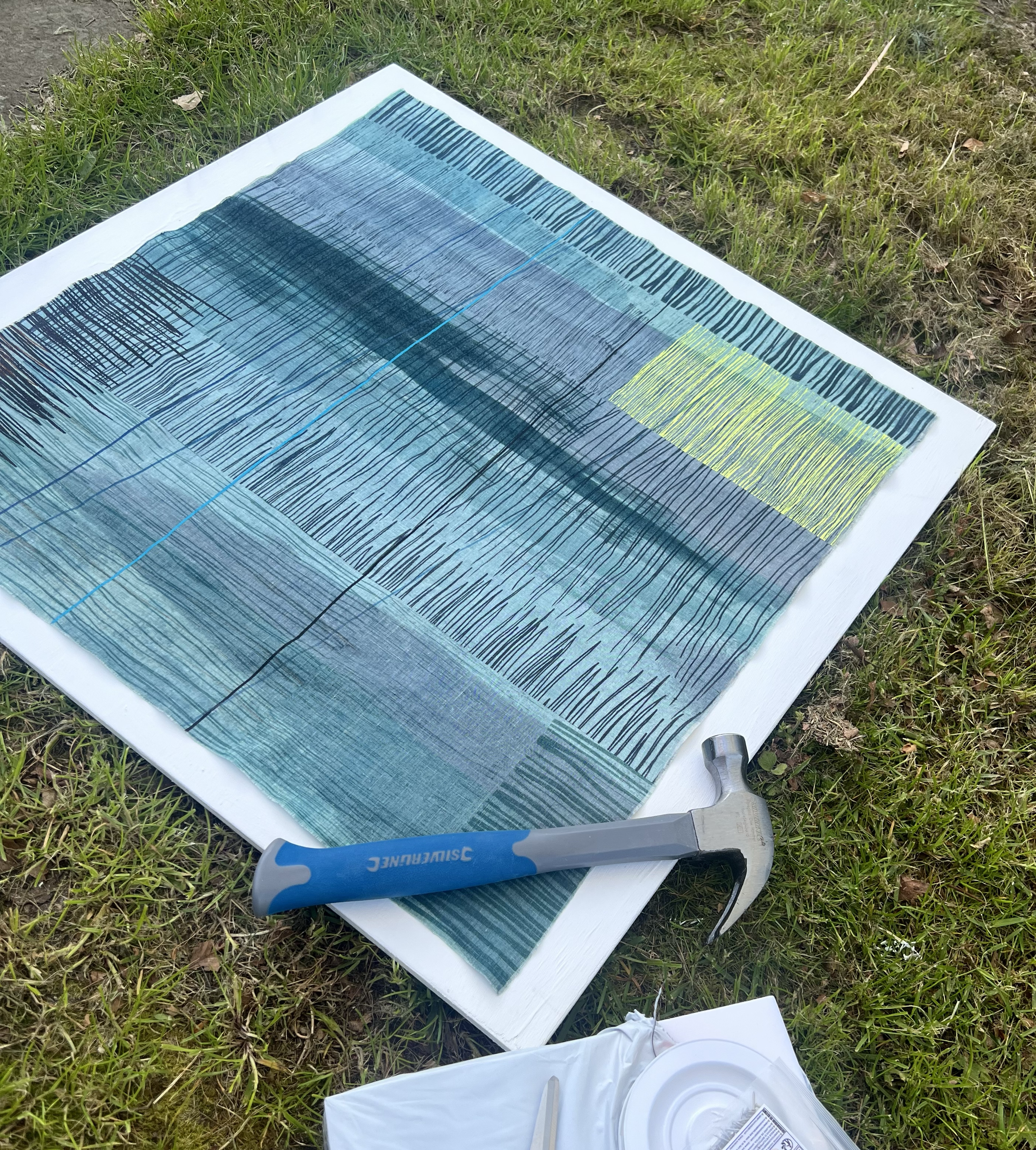 Pinning print to board for customer