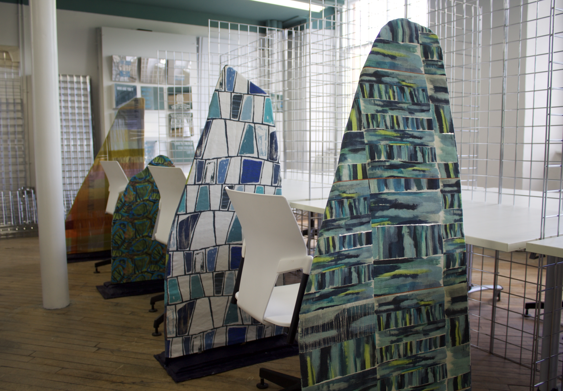 Placed as space dividers to show functionality 