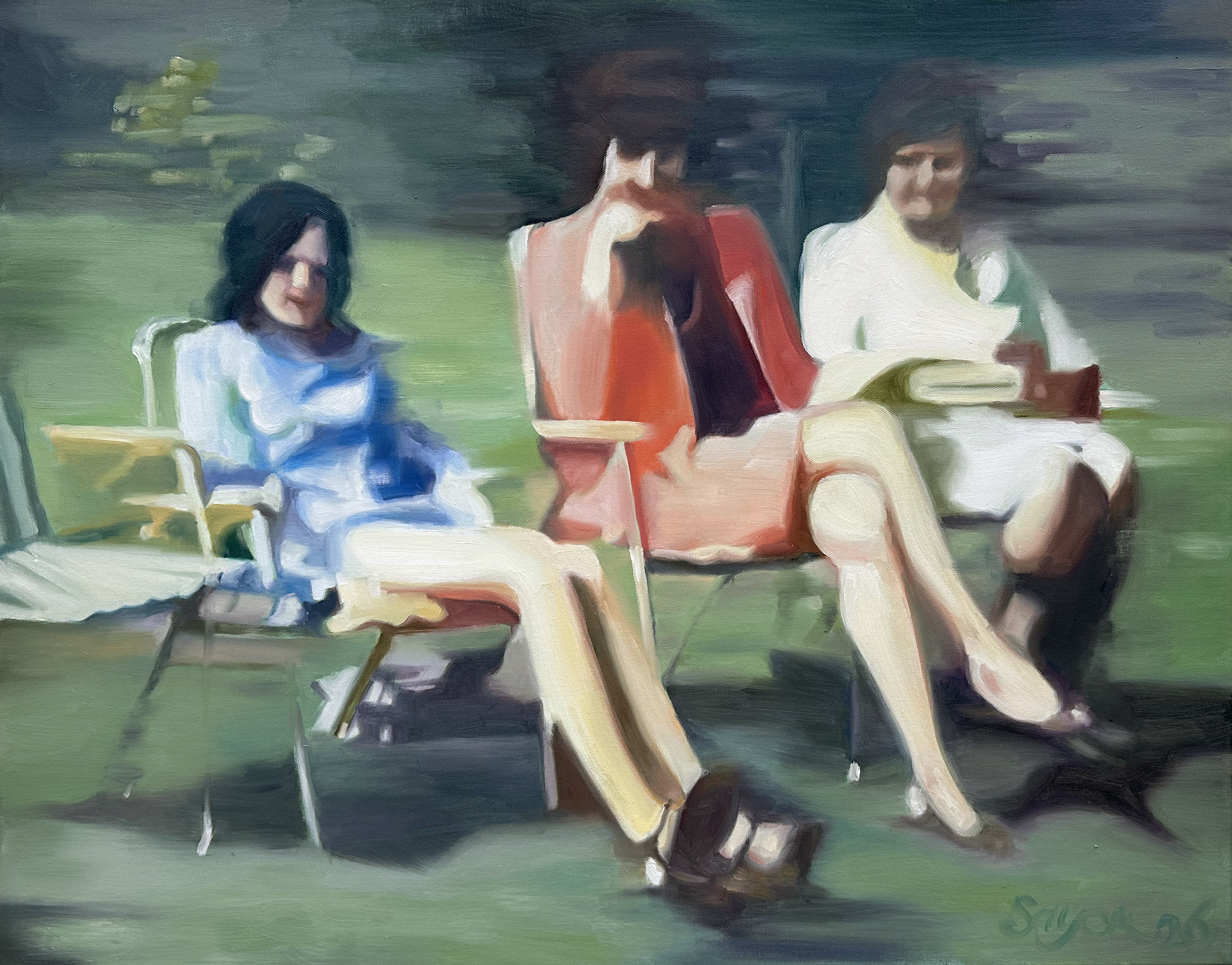 The Wedding Guests, 2026 Oil on Canvas 22 x 28