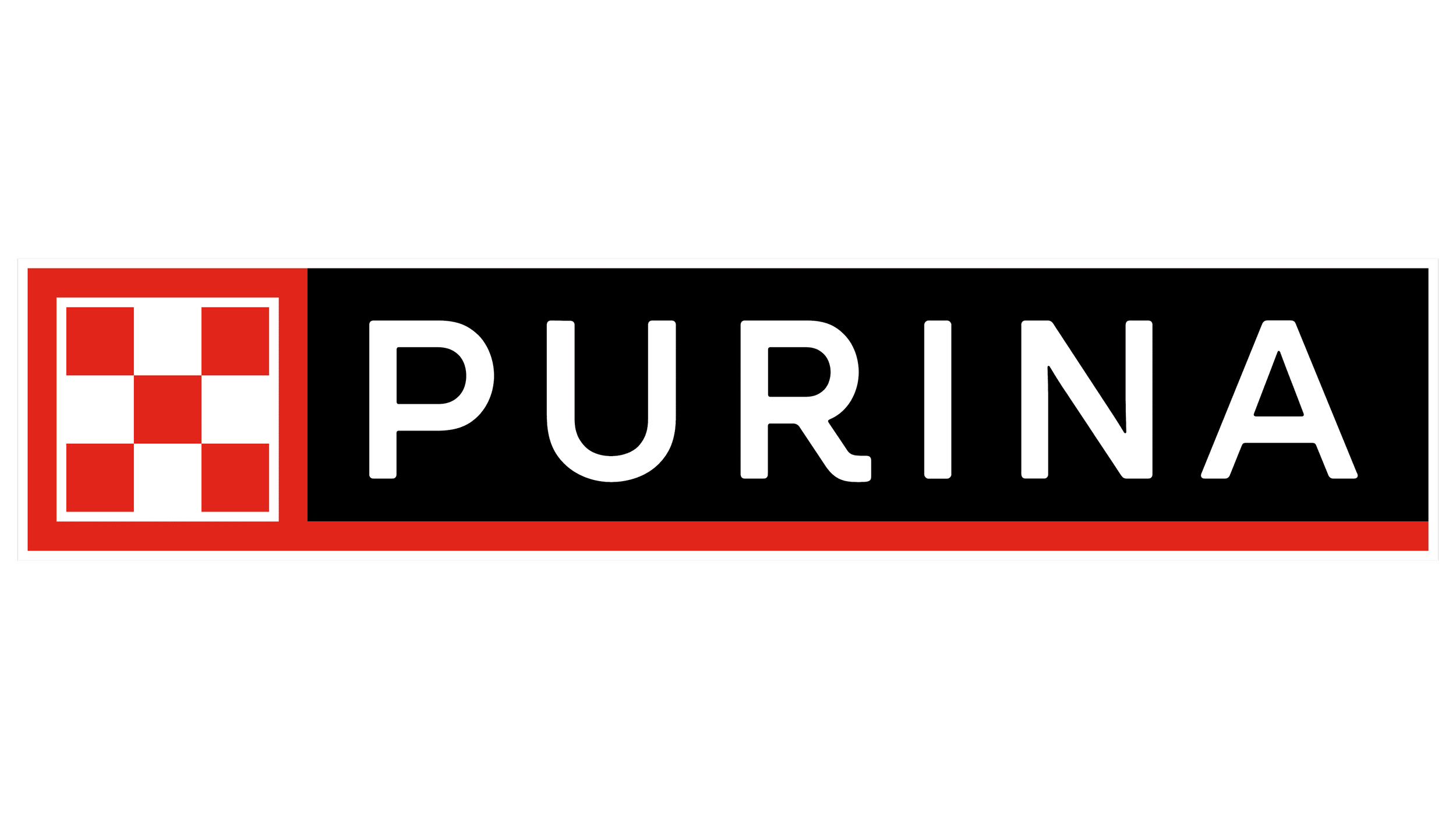 Purna logo with a red and white checkered symbol on the left and the word 'PURNA' in white capital letters on a black background.