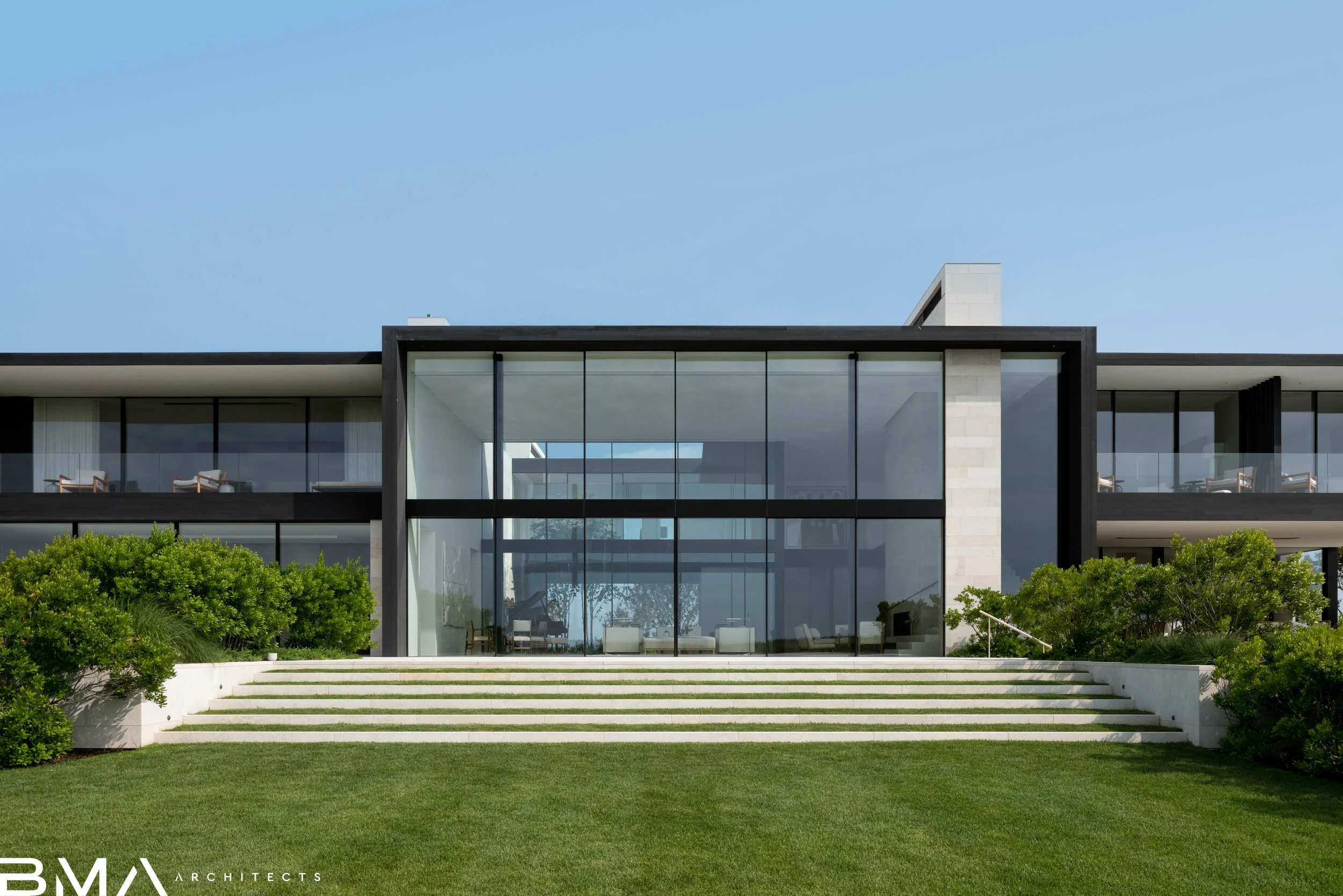 Rear facing elevation