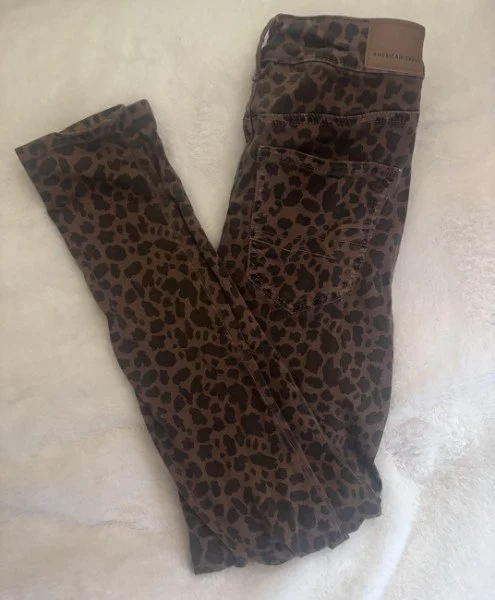 American Eagle Printed Jeans