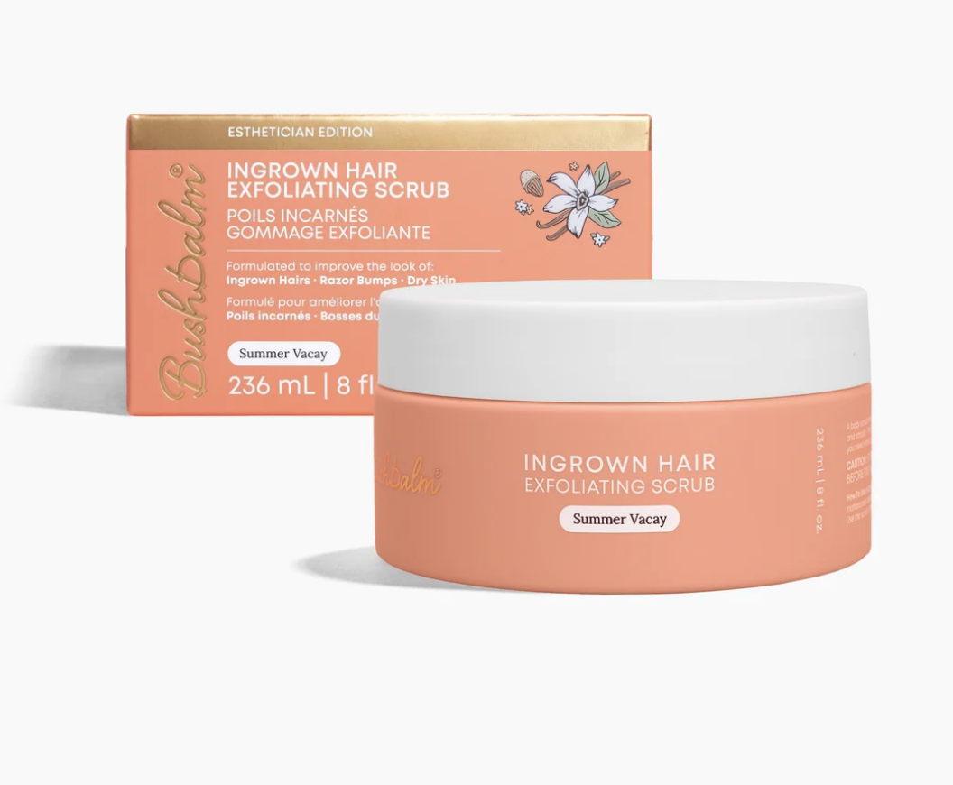 BushBalm Ingrown hair exfoliating body scrub