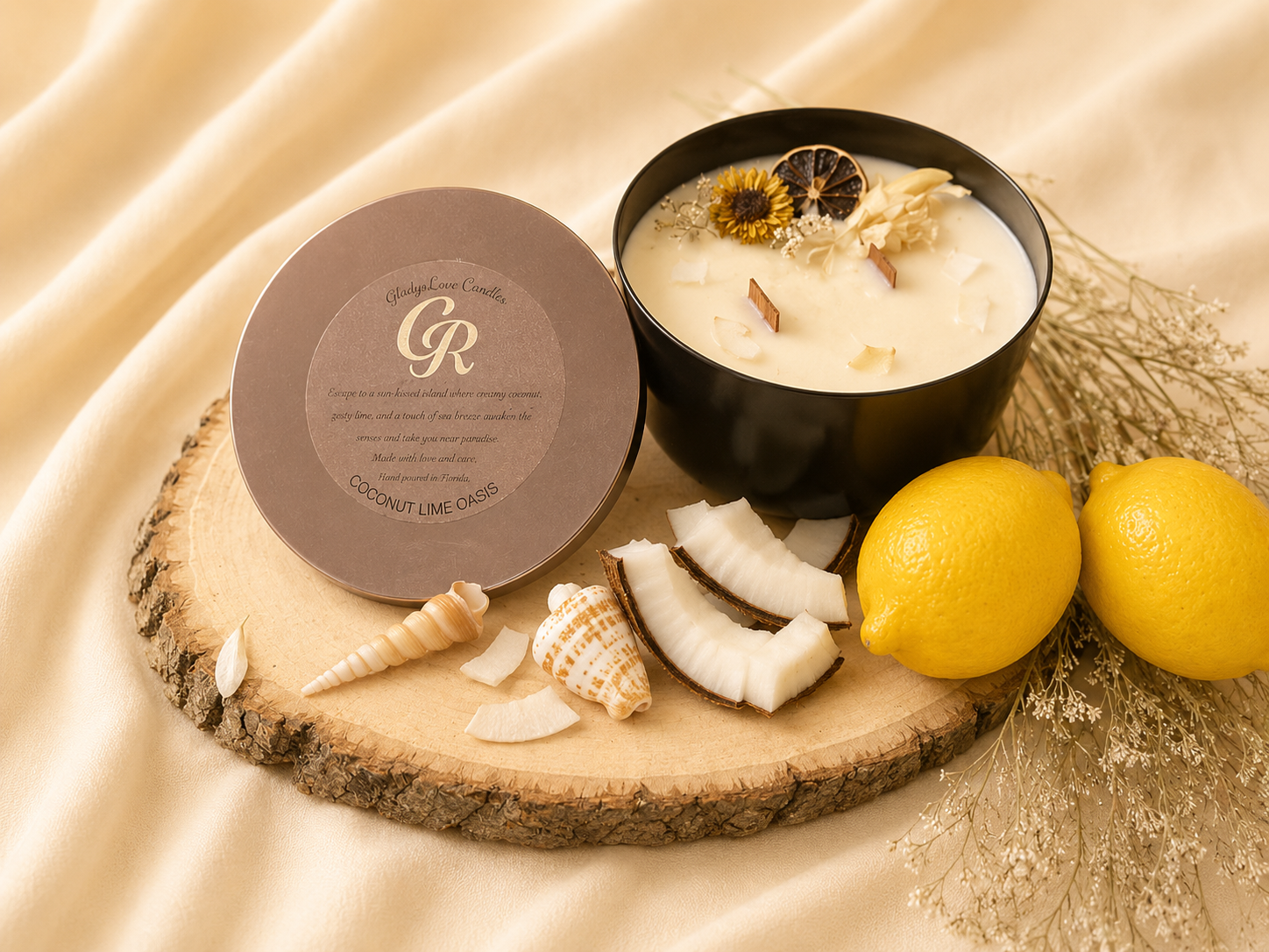 GladysLove Handcrafted 17oz Candles