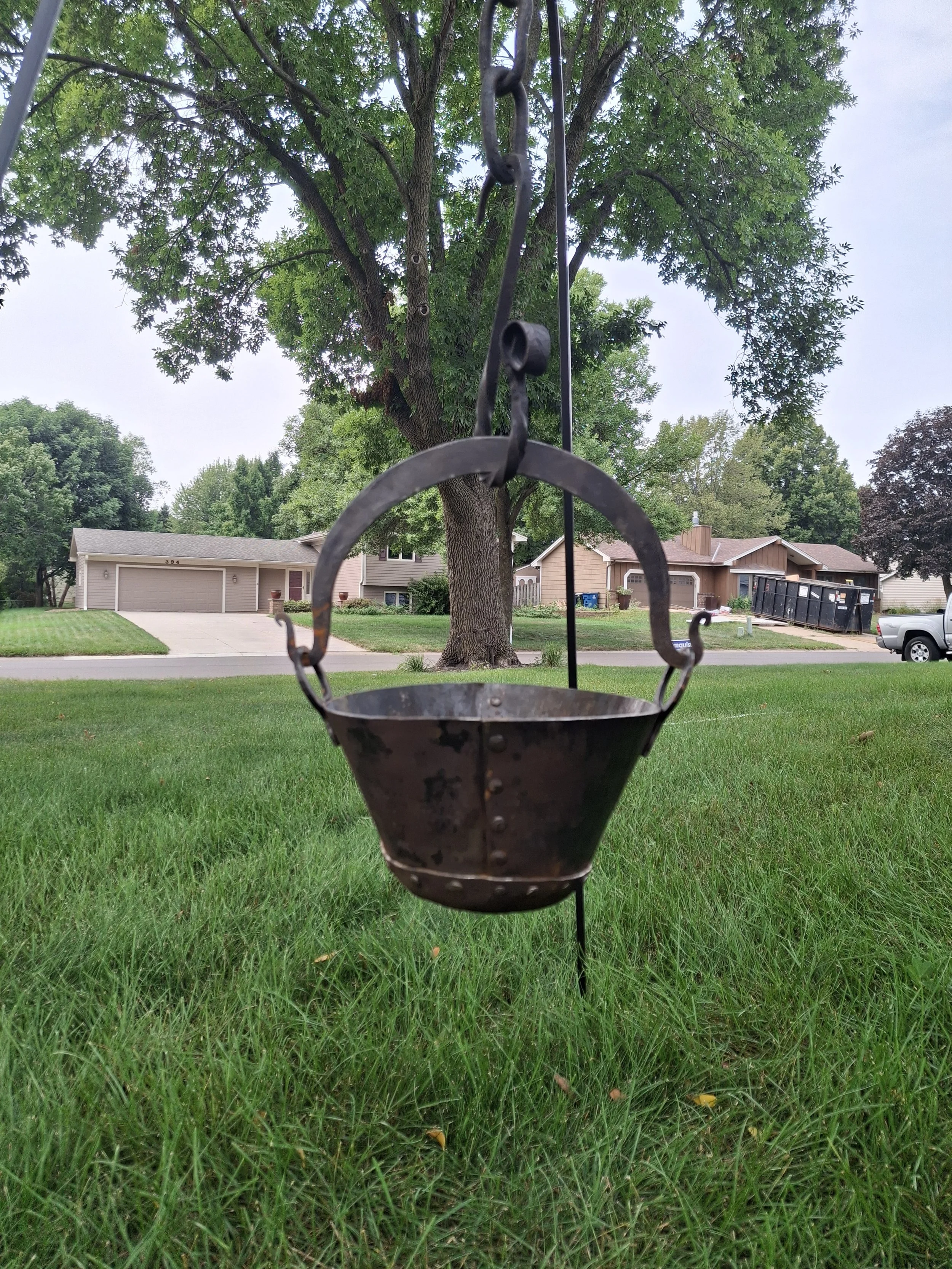 Riveted Pot based on an Iron Cauldron found in Bengstarvet, Dalarna, Sweden