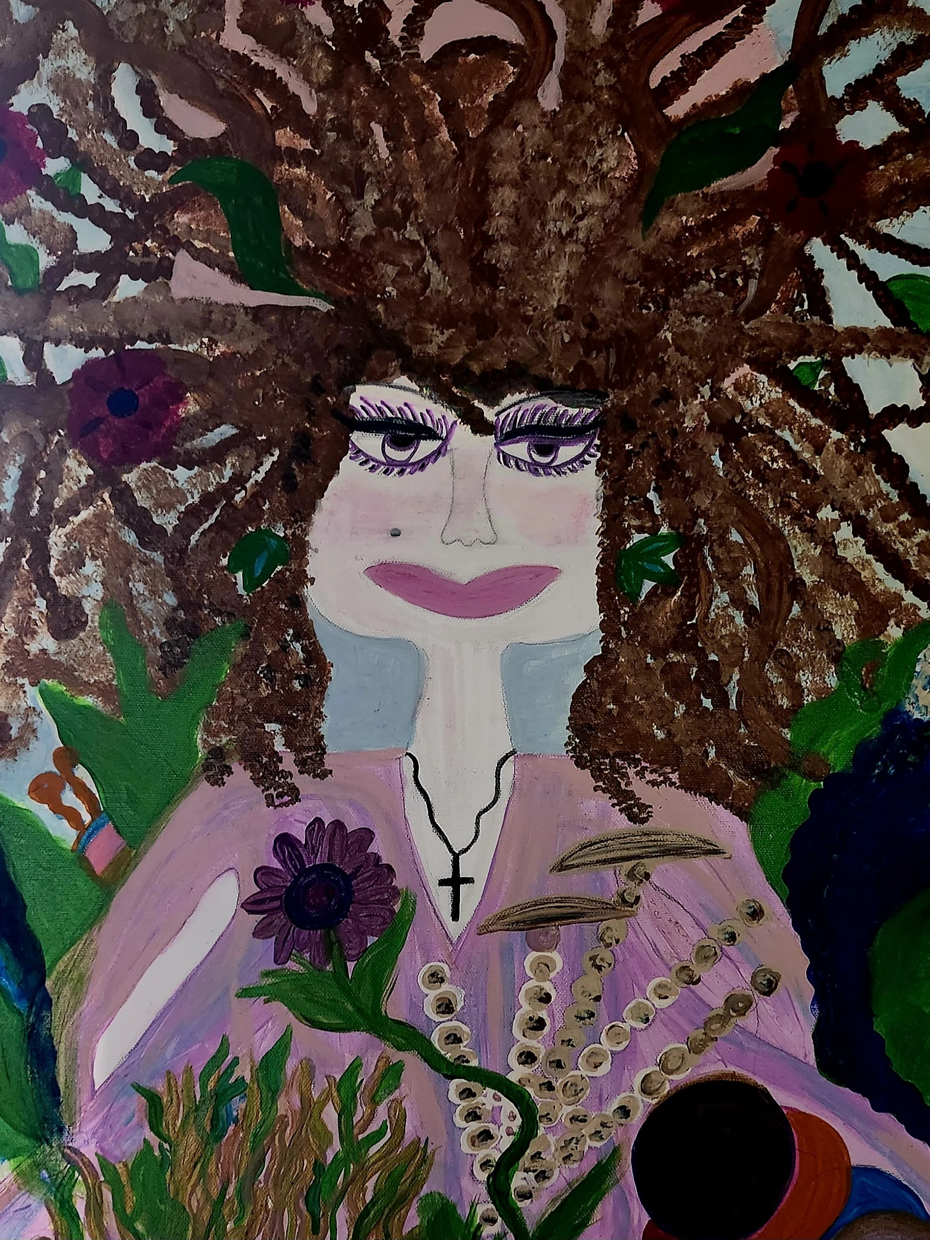 Wildwood Woman 30 x 24 canvas