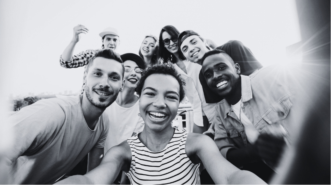 Diverse group of people representing community-focused visual communication by BOLDhaus Creative.