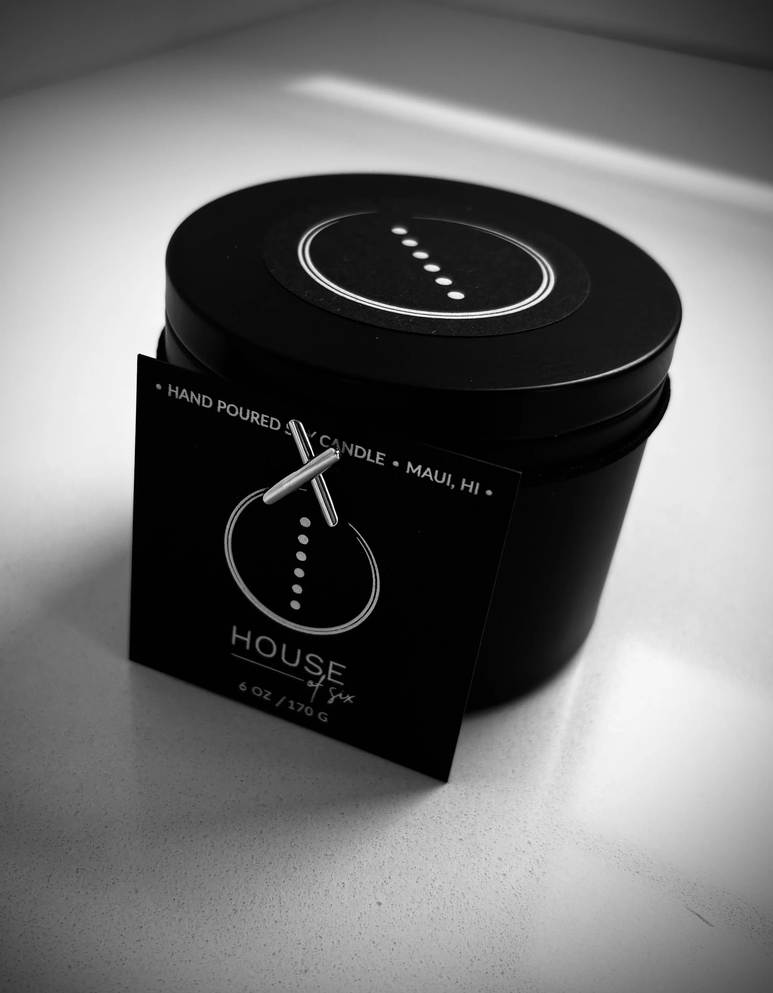 hand poured soy candle house of six maui