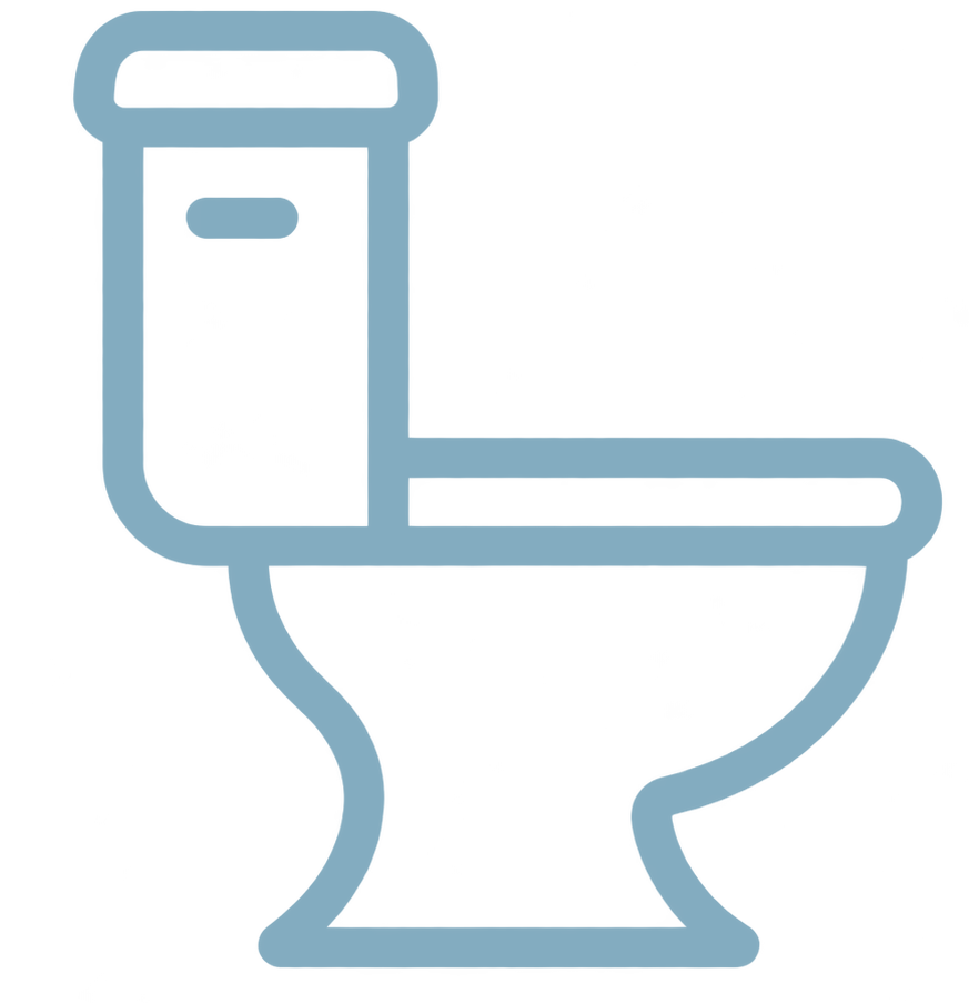 Restroom cleaning icon representing commercial restroom cleaning services.