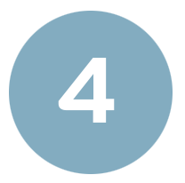 A blue circle with the white number 4 in the center.