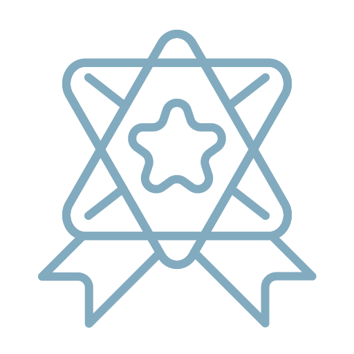 Quality icon representing detailed, professional commercial cleaning.
