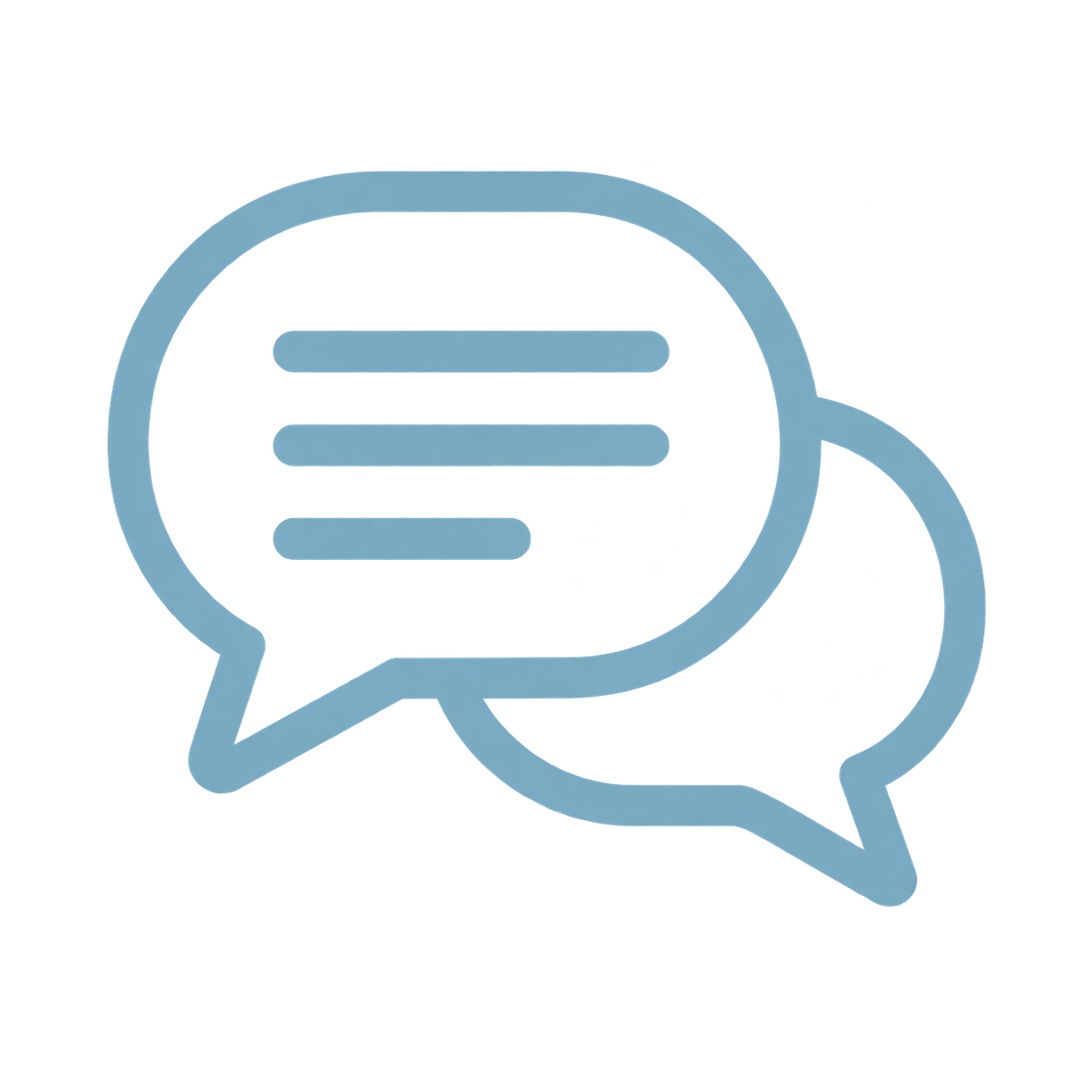 Prompt communication icon representing responsive commercial cleaning service and quick client support.