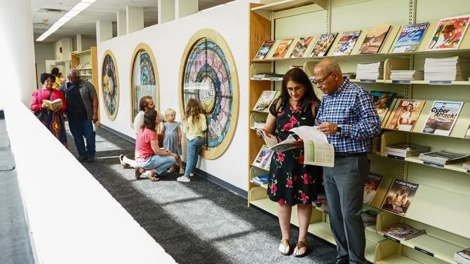 Enjoying the Downtown Main Library