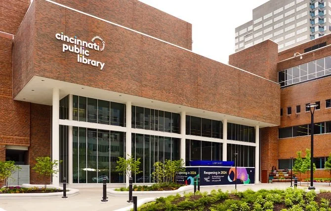 Exterior of the Main Library South Building