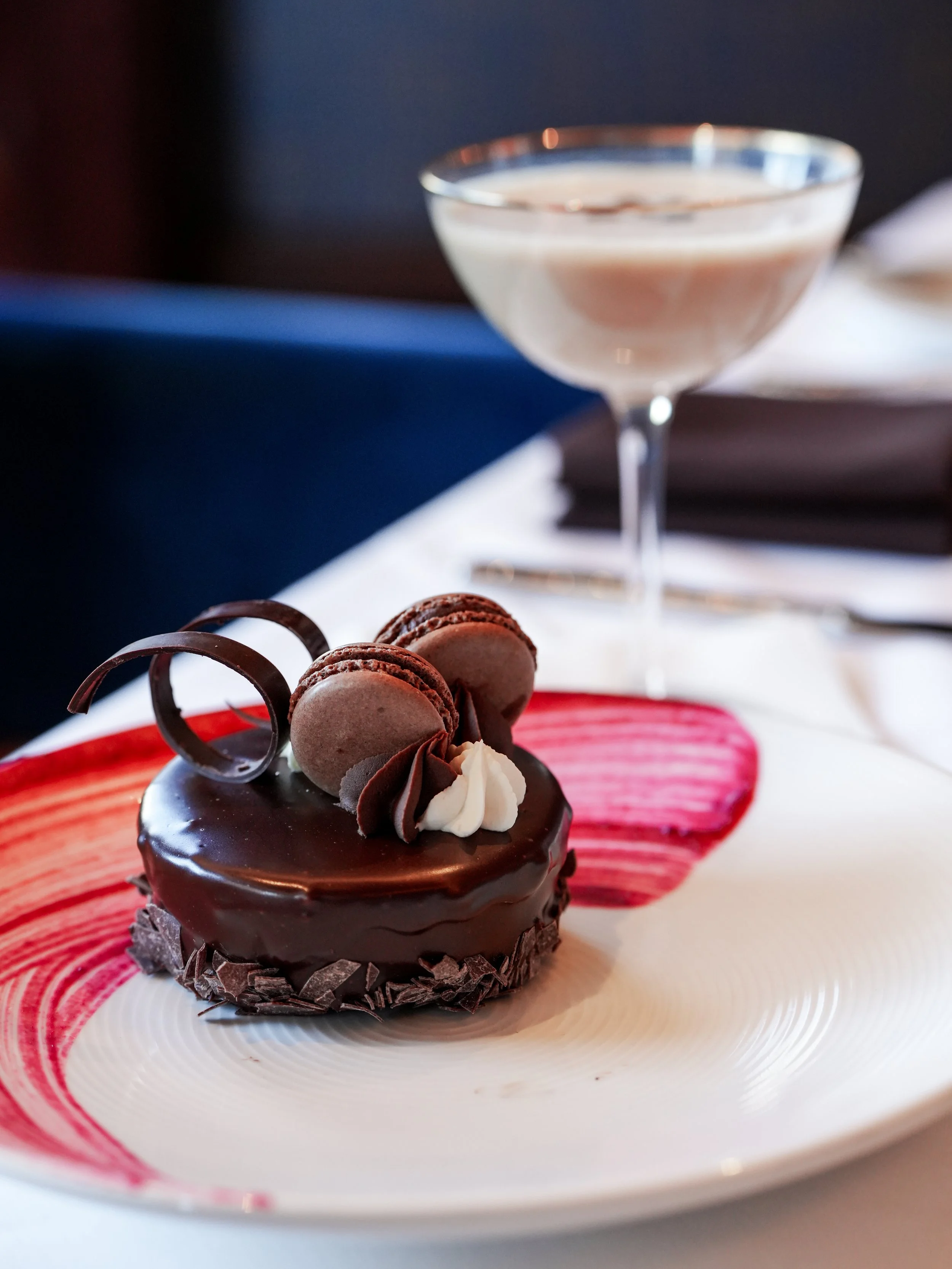Betsy’s Signature Espresso Martini and MVP Chocolate Cake 