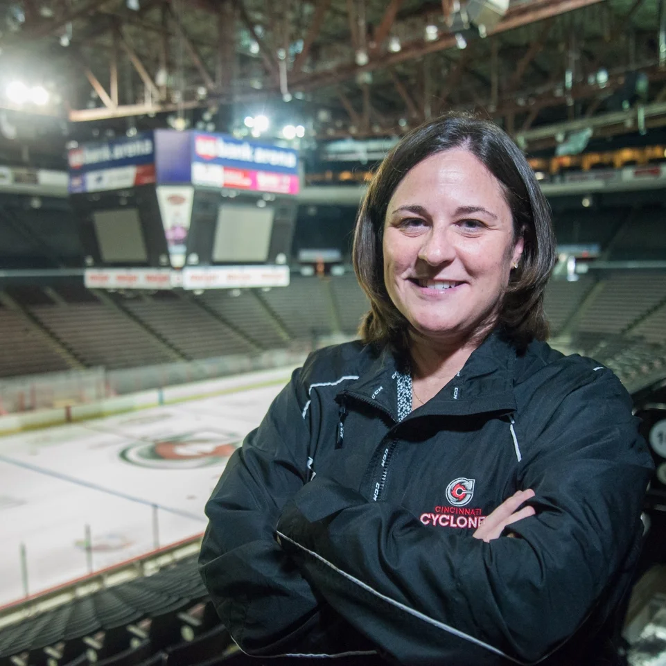 Kristin Ropp makes hockey fun at U.S. Bank Arena