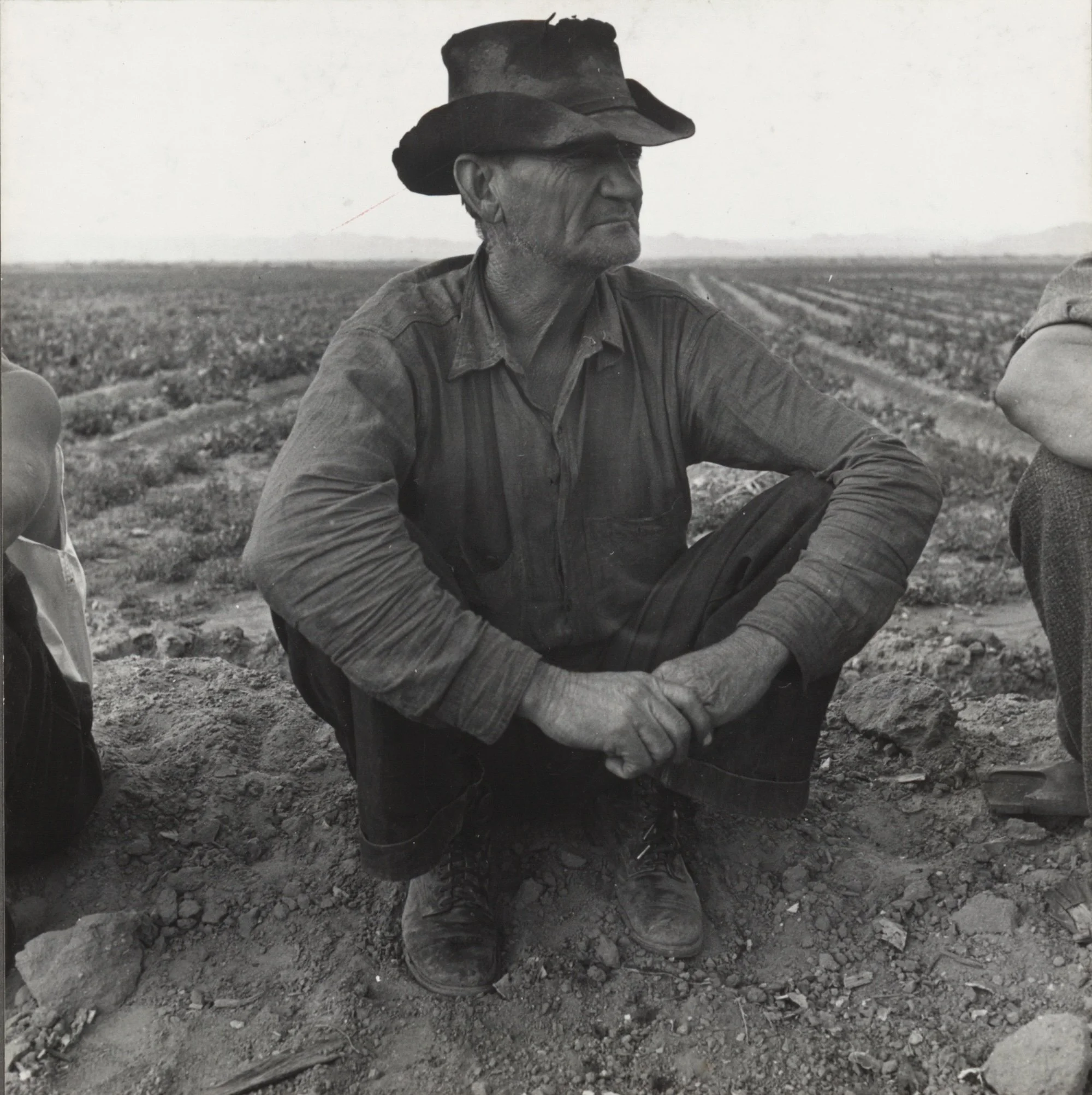 Dorothea Lange, “Jobless on the Edge of Peafield“