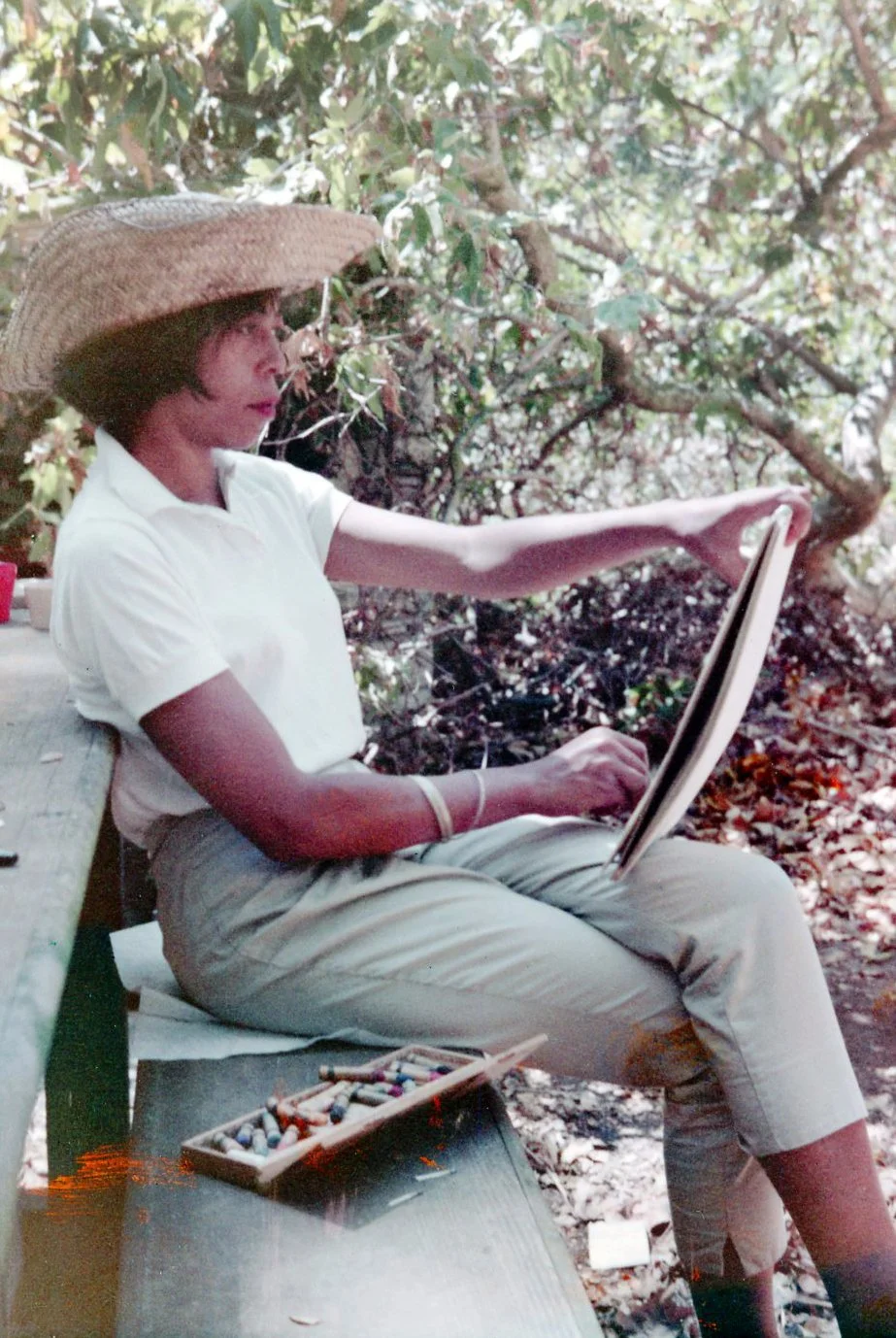  Vivian E. Browne at the Huntington Hartford FoundationSummer 1964 