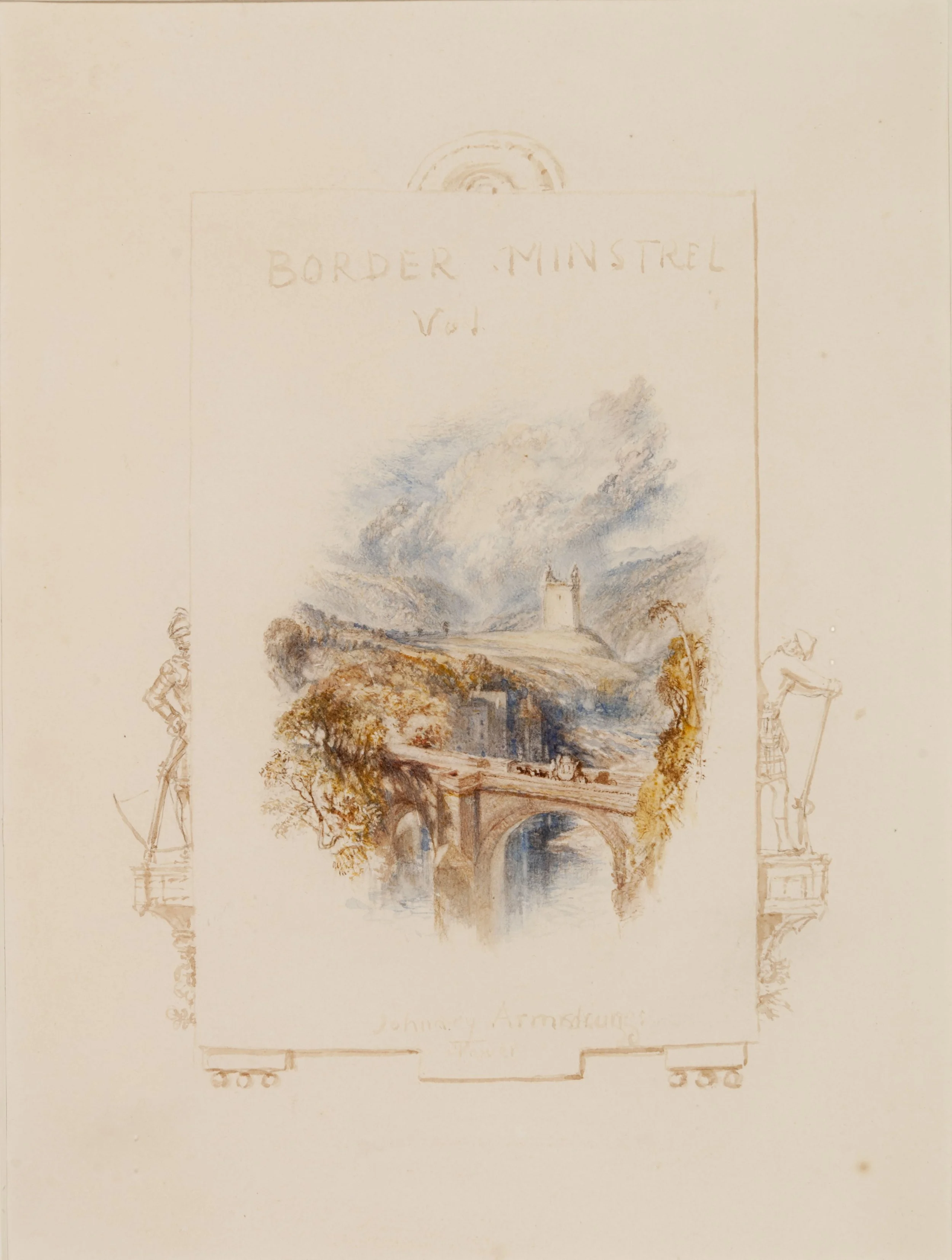  Joseph Mallord William Turner (English, 1775–1851),  Jedburgh Abbey,  about 1832, watercolor on paper. Taft Museum of Art, Bequest of Charles Phelps Taft and Anna Sinton Taft, 1931.383 